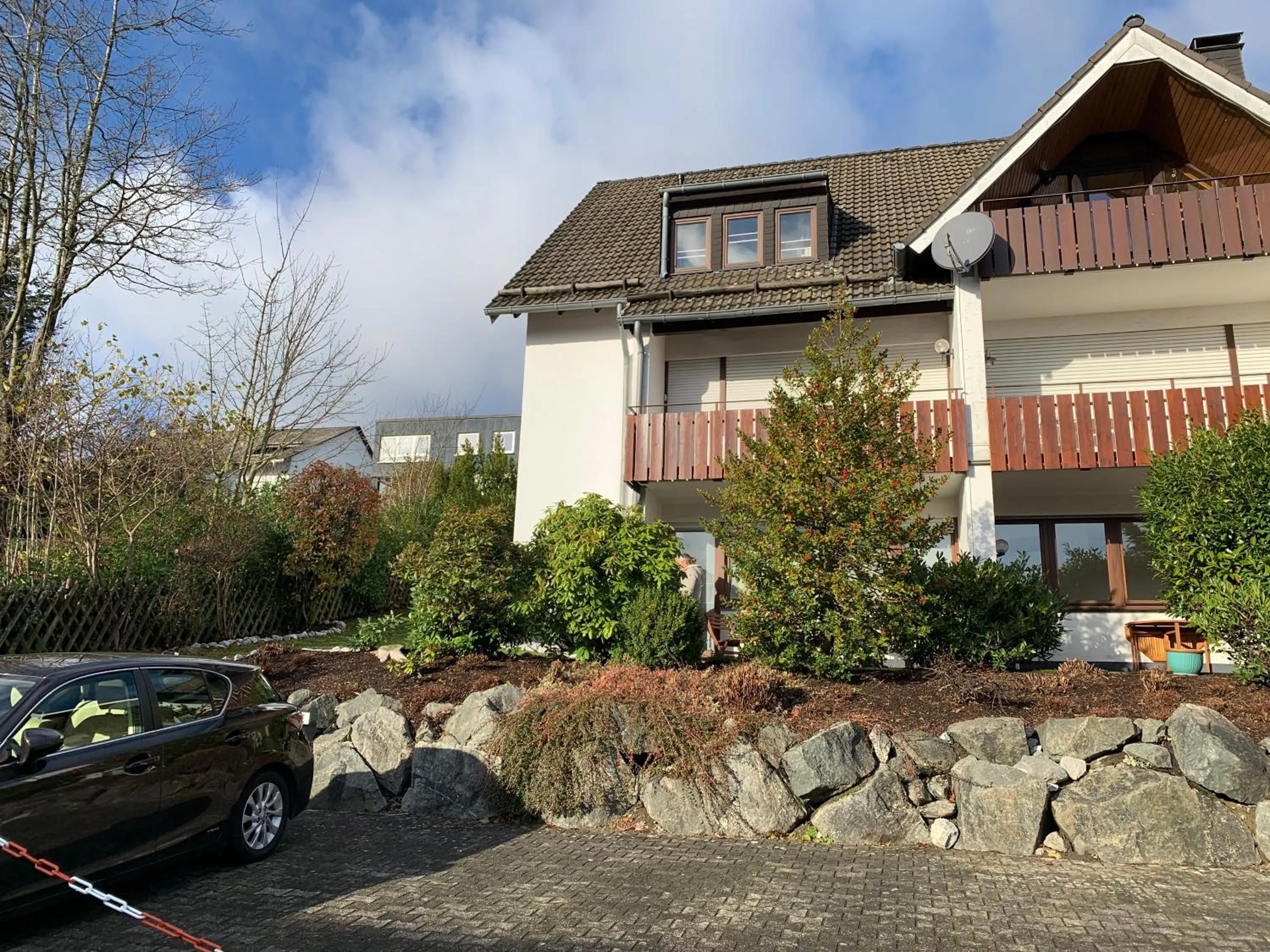 Facade/entrance in Winterberger Lodge