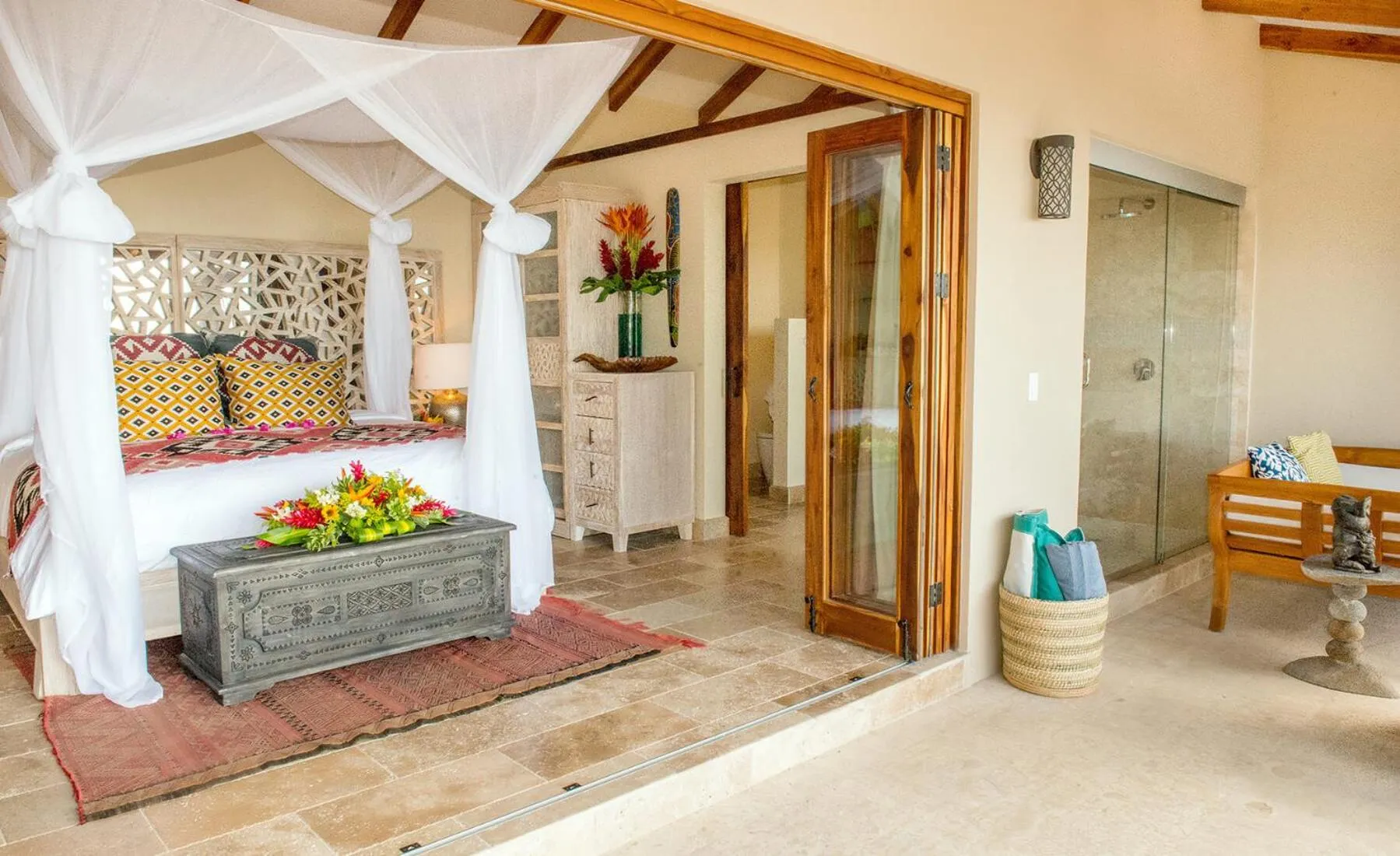 Bedroom in Casa Chameleon Hotel Las Catalinas - Adults Only