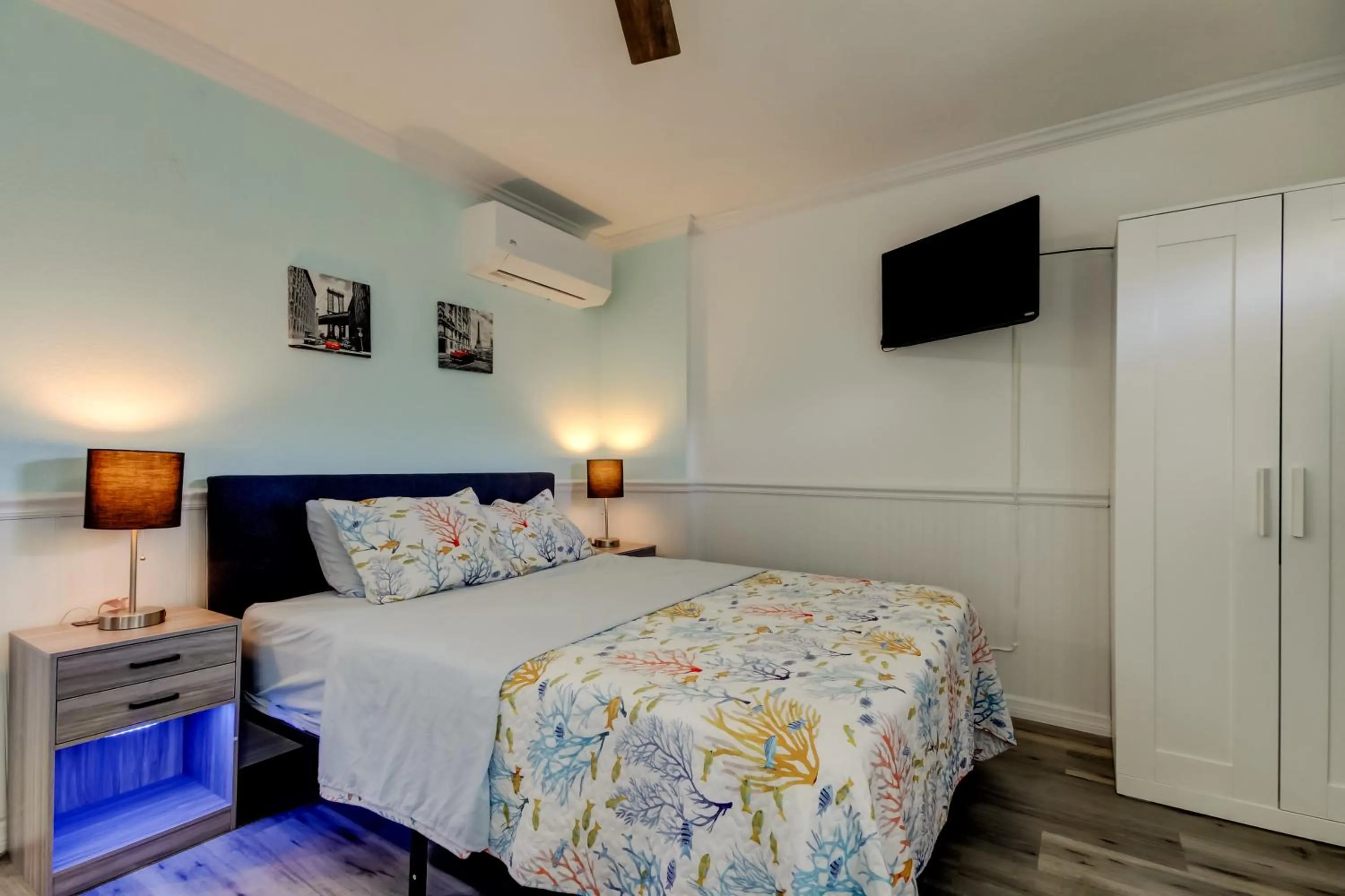 Bed in Carousel Suites -Redington Shores