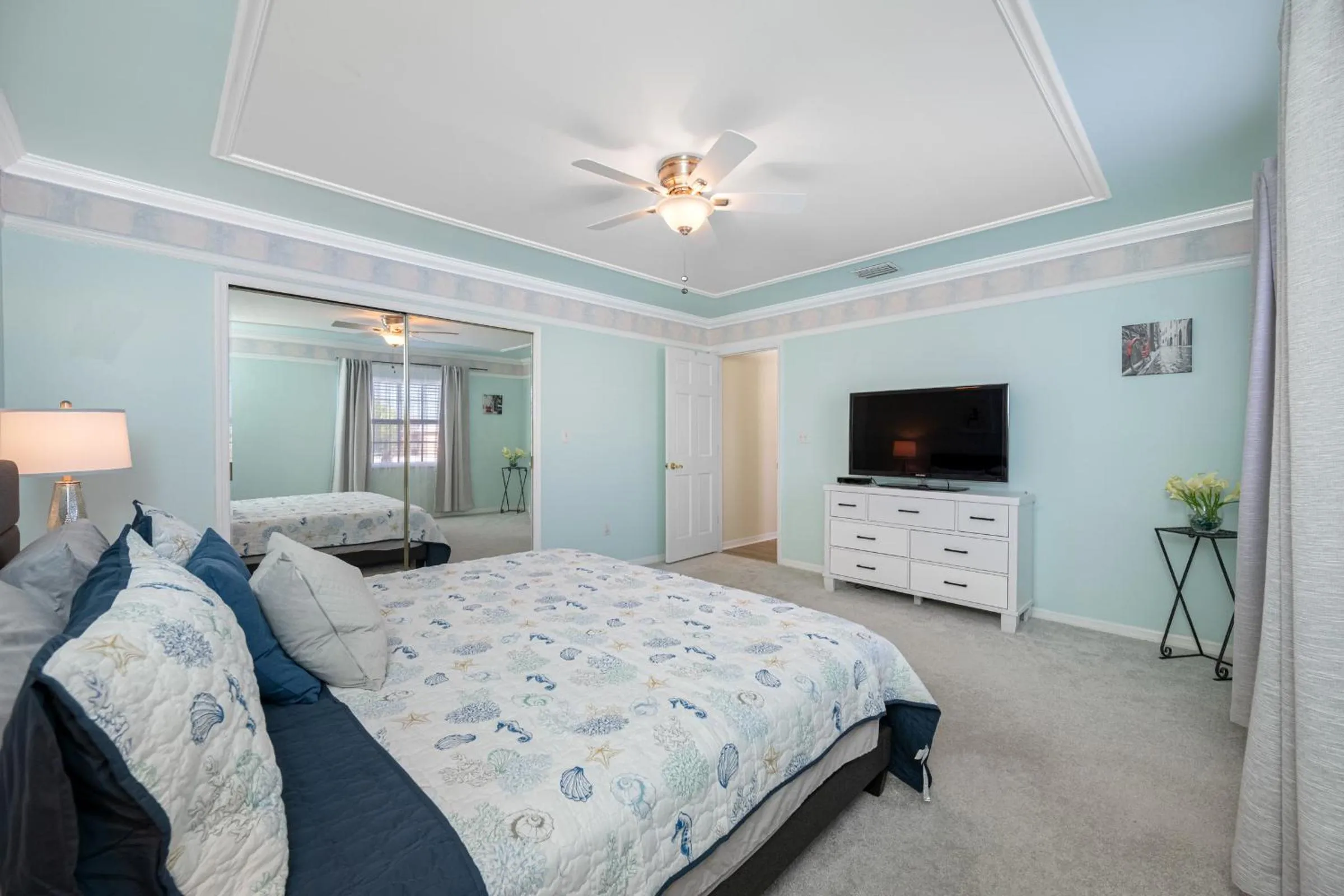 Bed in Carousel Suites -Redington Shores