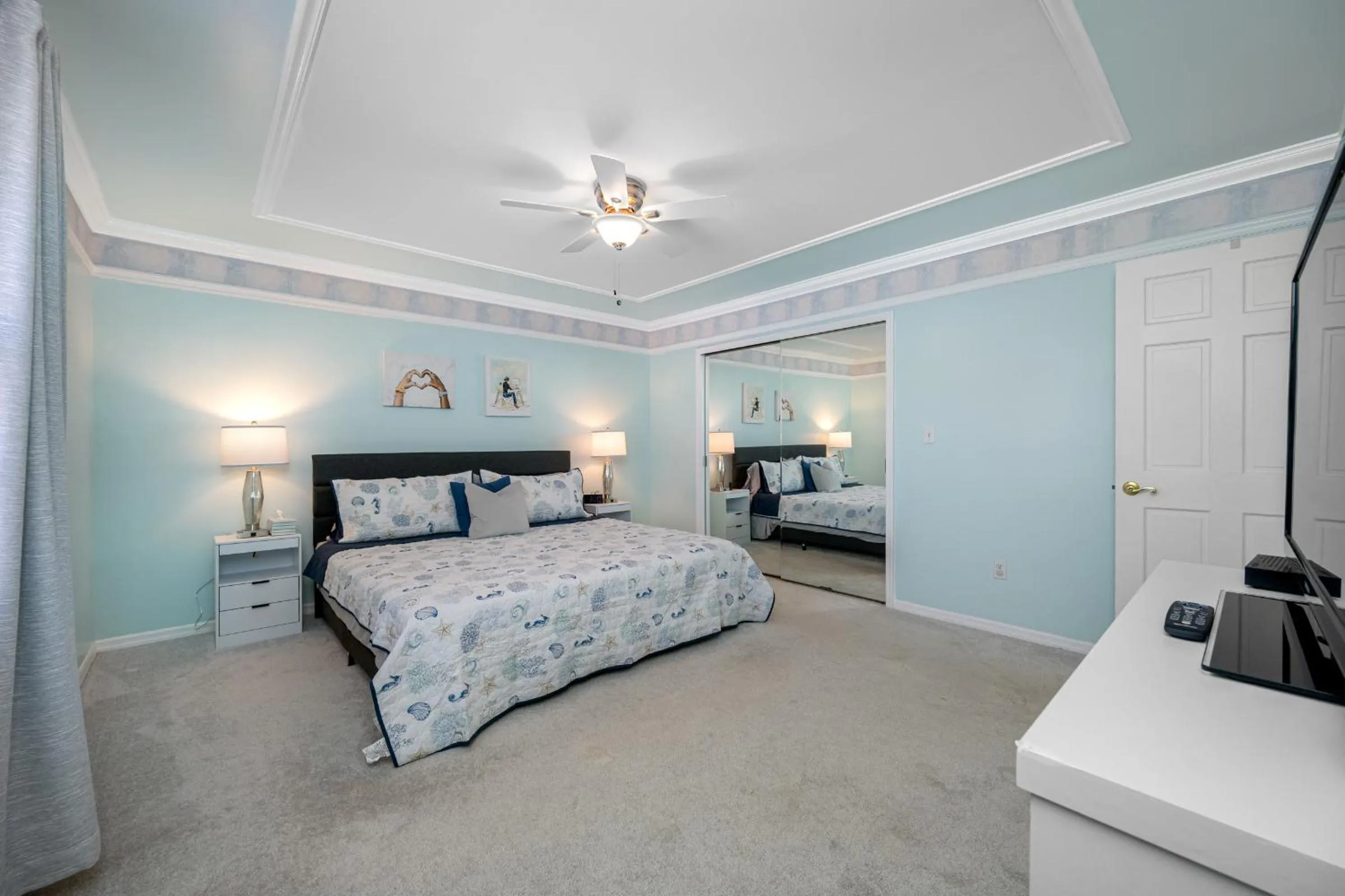 Bed in Carousel Suites -Redington Shores