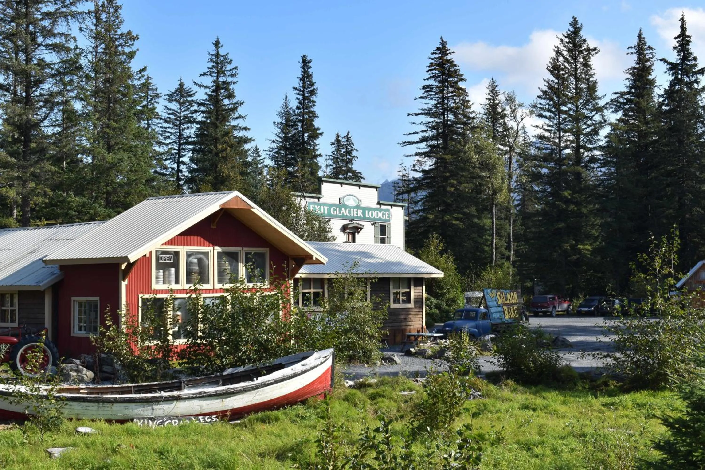 Garden in Exit Glacier Lodge