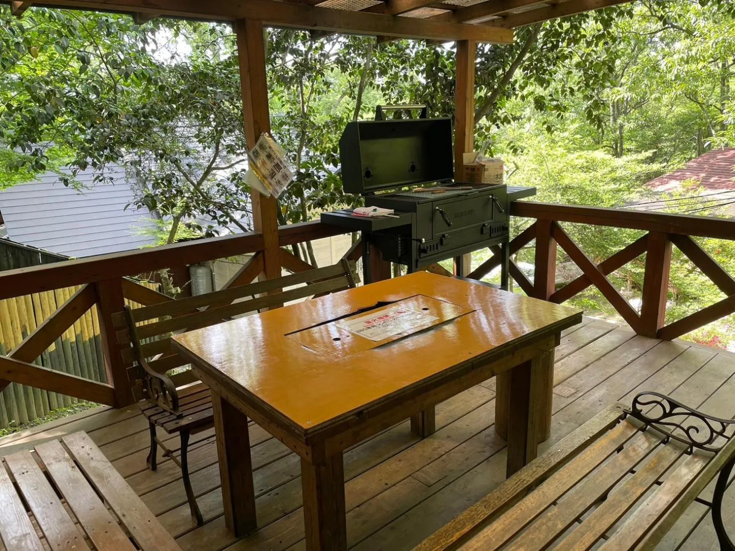 BBQ facilities in Kurasako Onsen Sakura