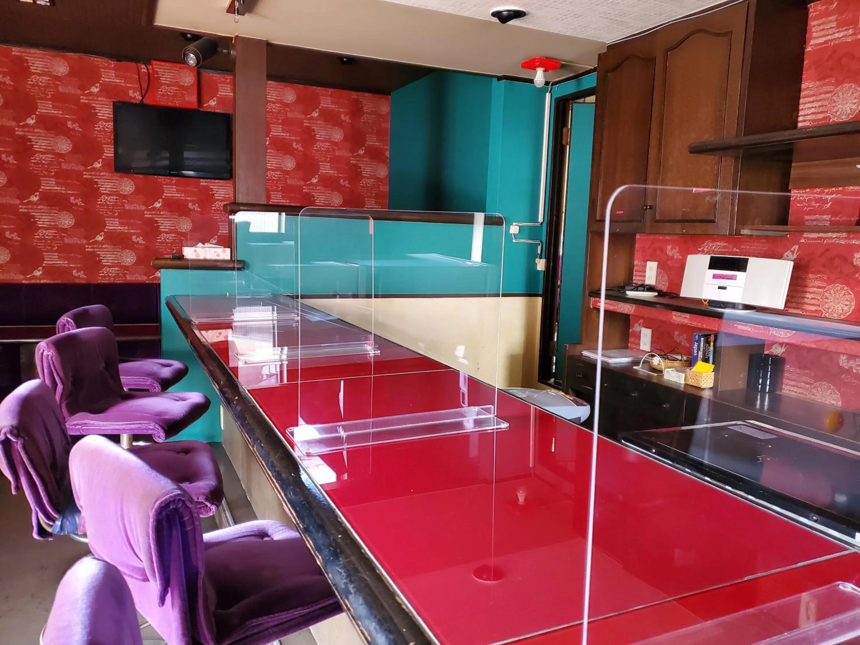 Communal lounge/ TV room in Naoshima Kowloon