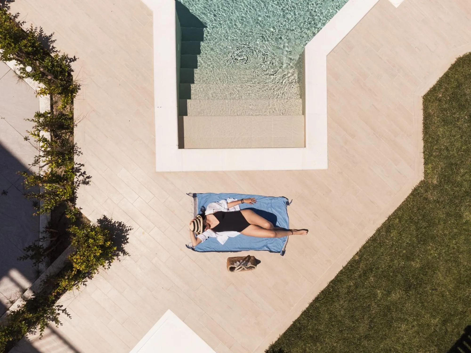 Swimming pool in Hotel Palmensis