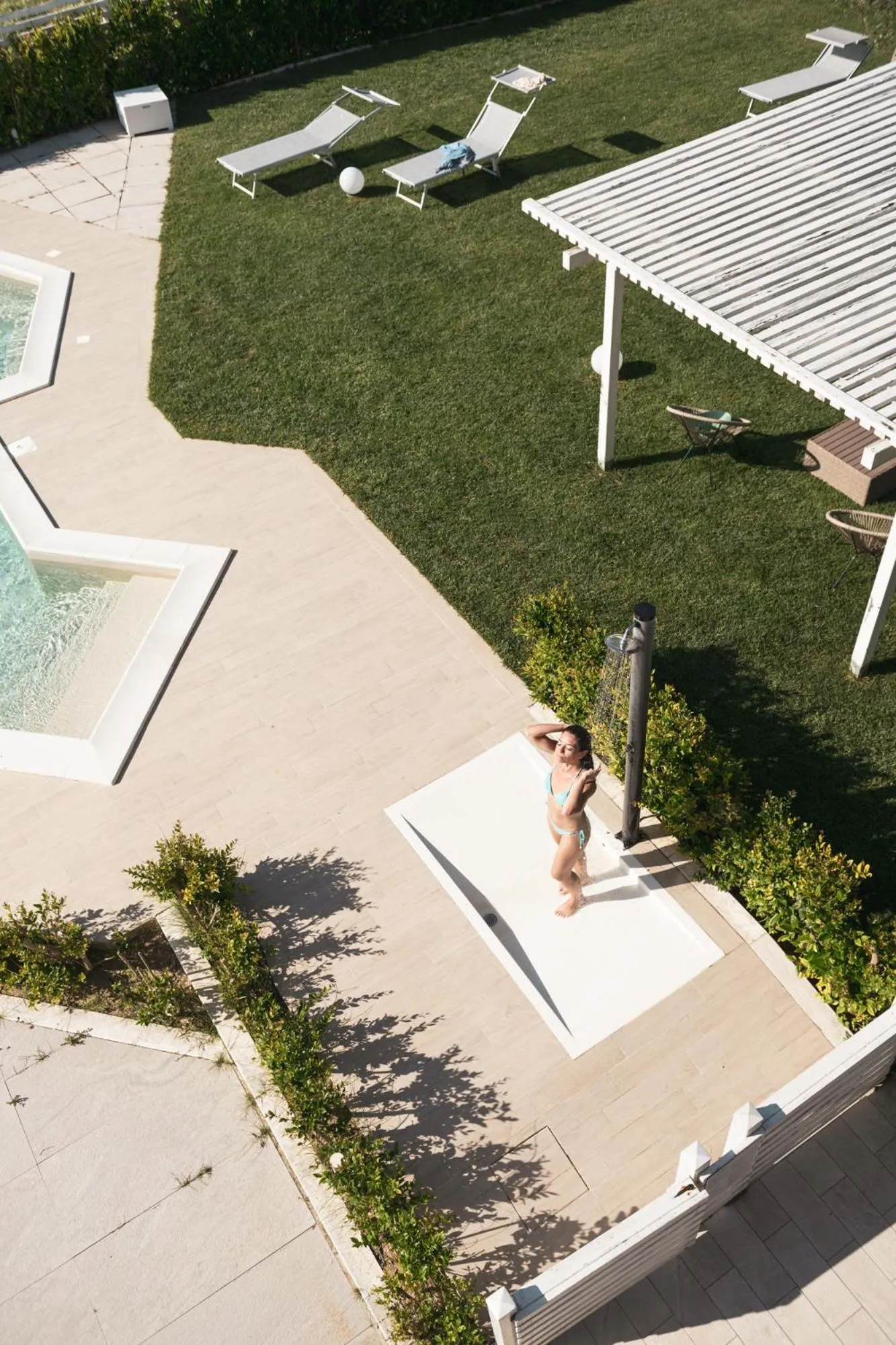 Garden view in Hotel Palmensis