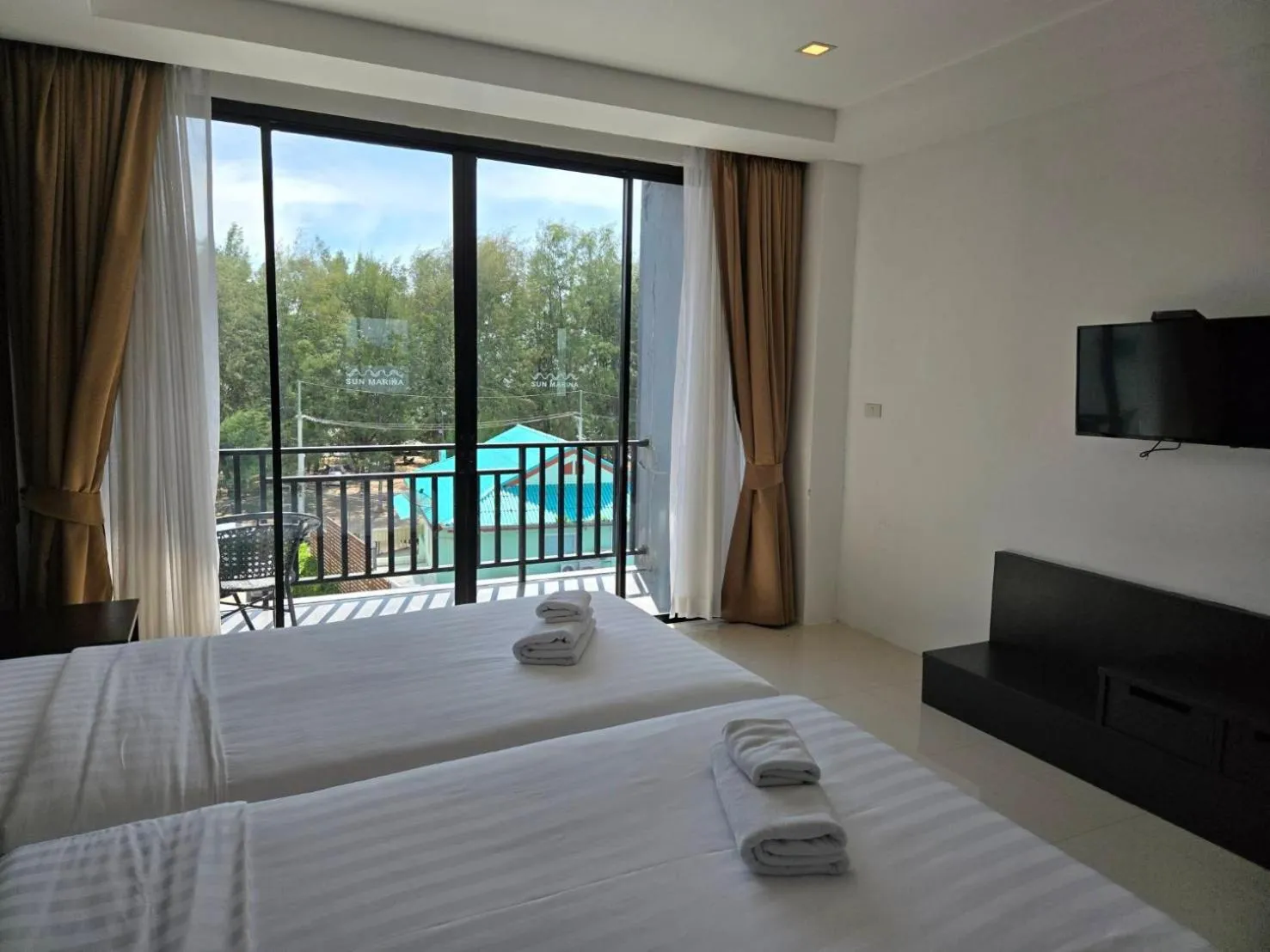 Balcony/Terrace, Bed in Sun Marina Cha-Am