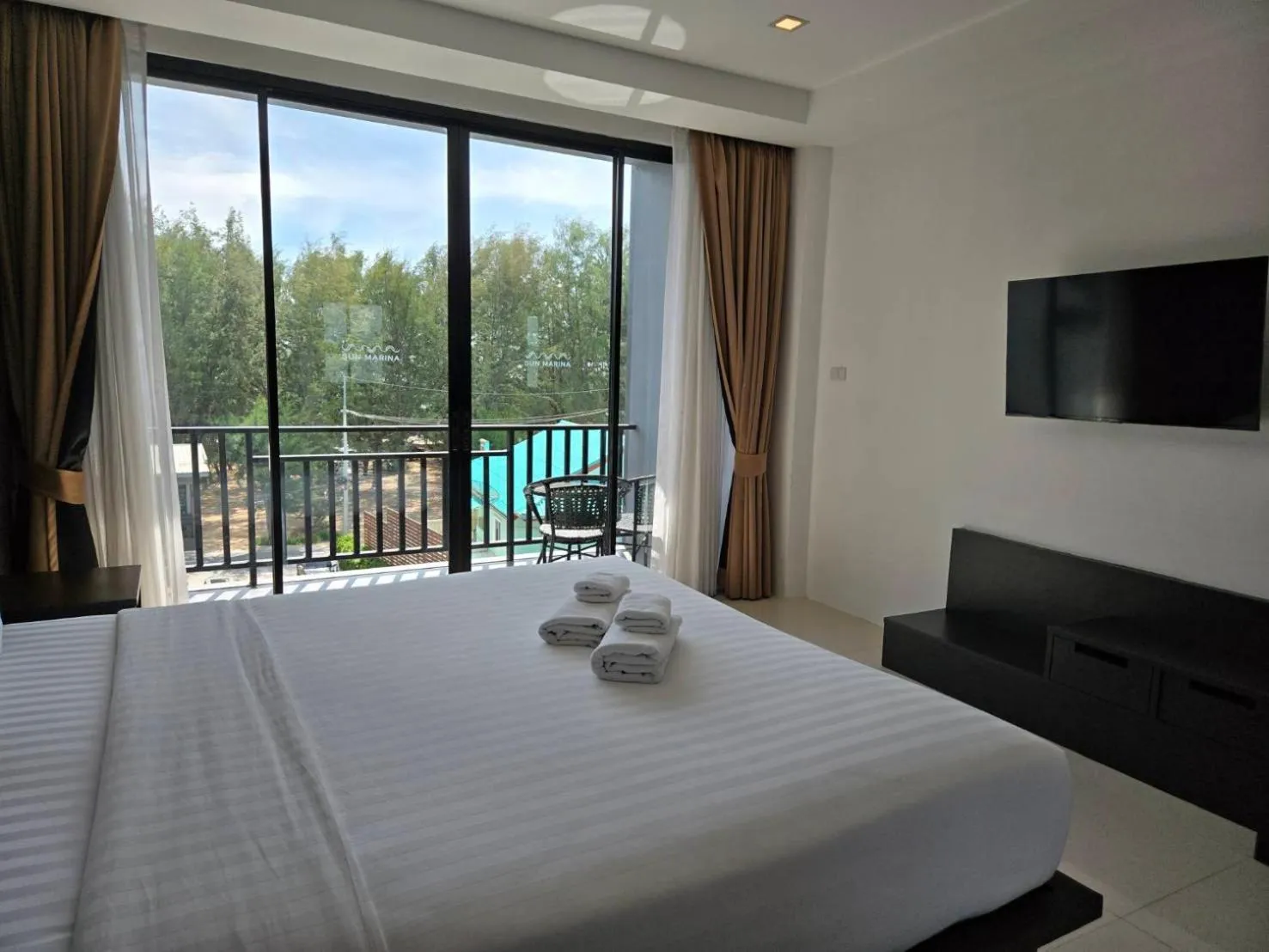 Balcony/Terrace, Bed in Sun Marina Cha-Am