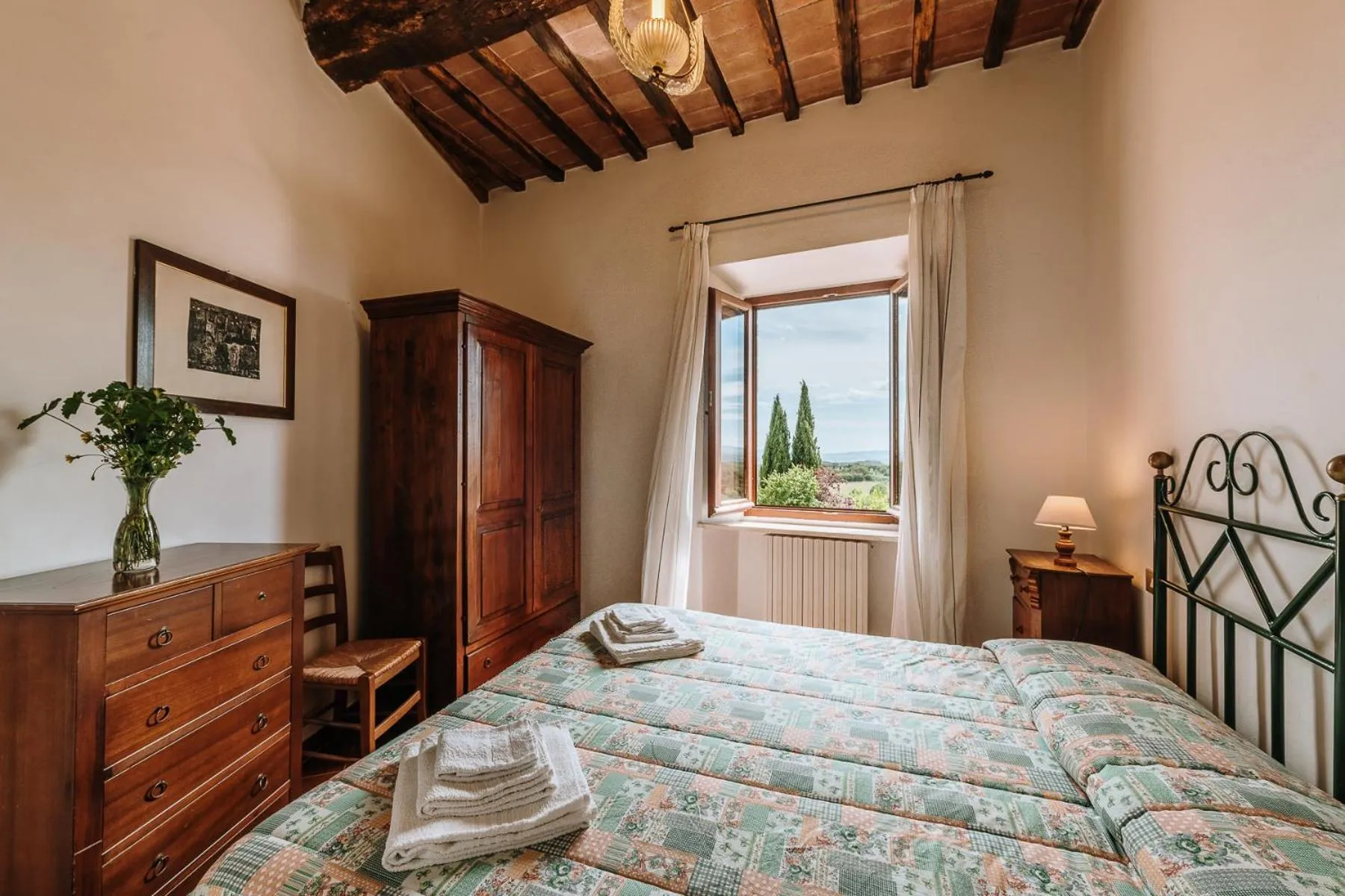 Bedroom, Bed in Borgo Villa a Sesta