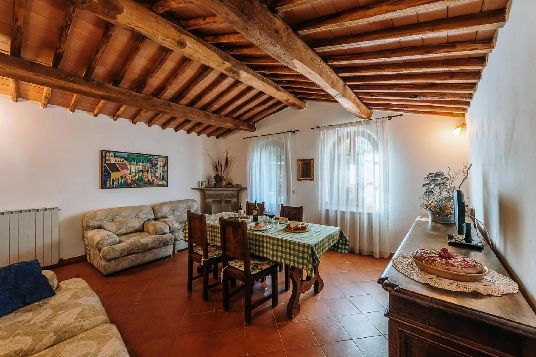 Dining area in Borgo Villa a Sesta