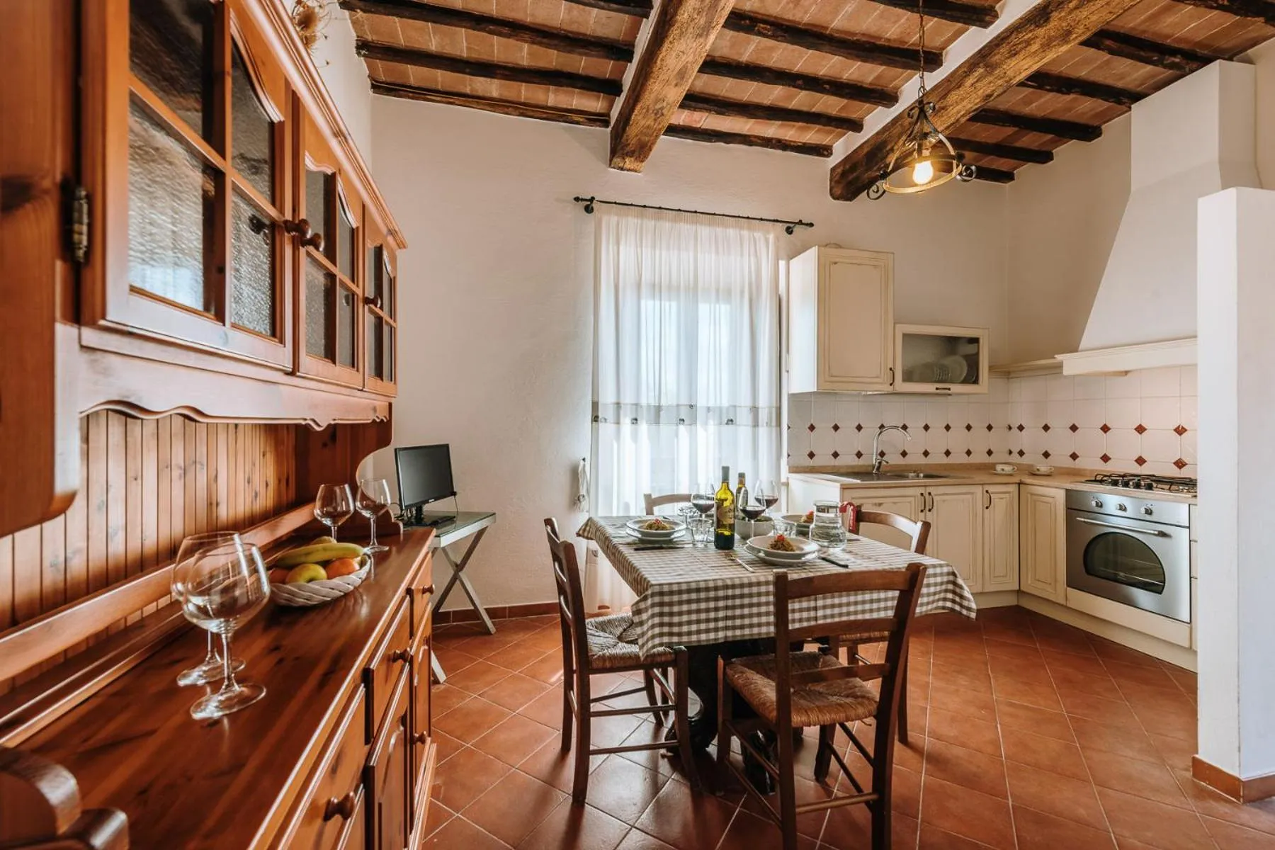 Kitchen or kitchenette in Borgo Villa a Sesta