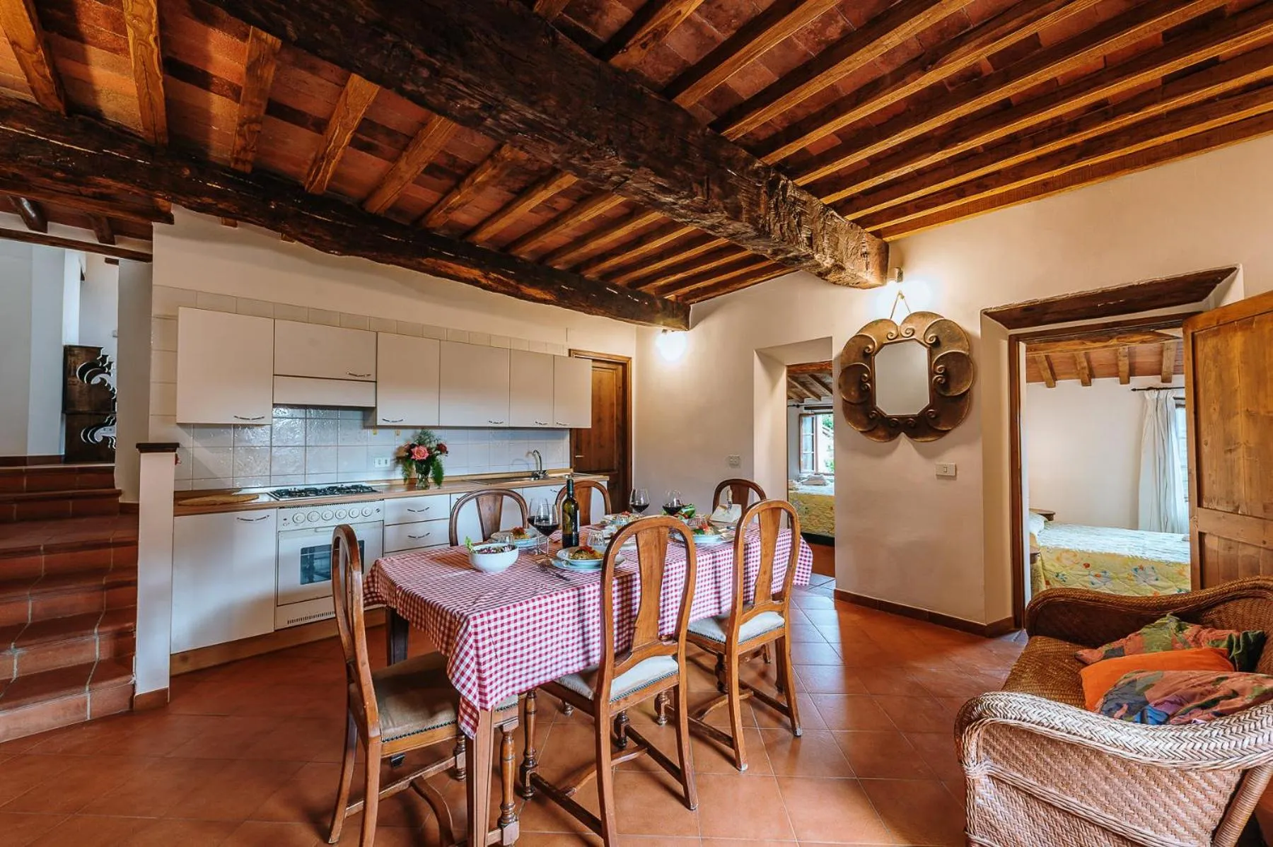 Kitchen or kitchenette in Borgo Villa a Sesta