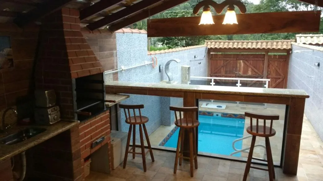 BBQ facilities in Casa Piscina Azul