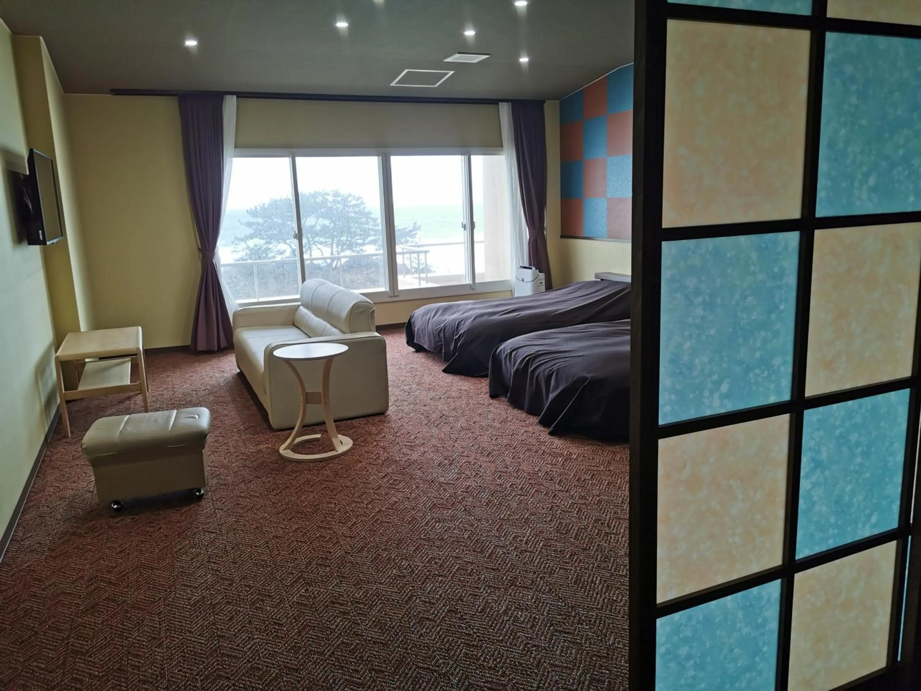 Bedroom, Bed in Yura Onsen Yaotome