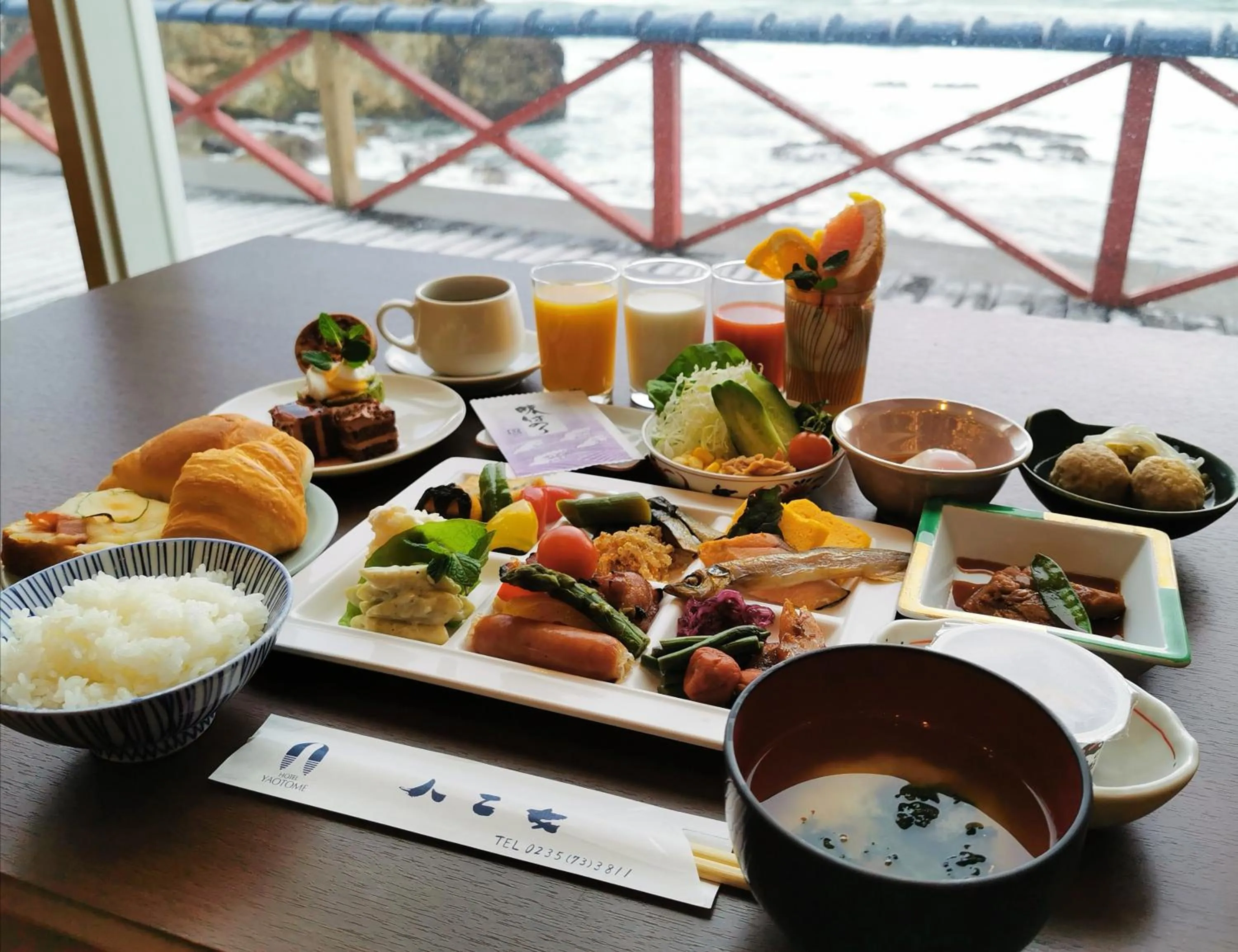 Breakfast in Yura Onsen Yaotome