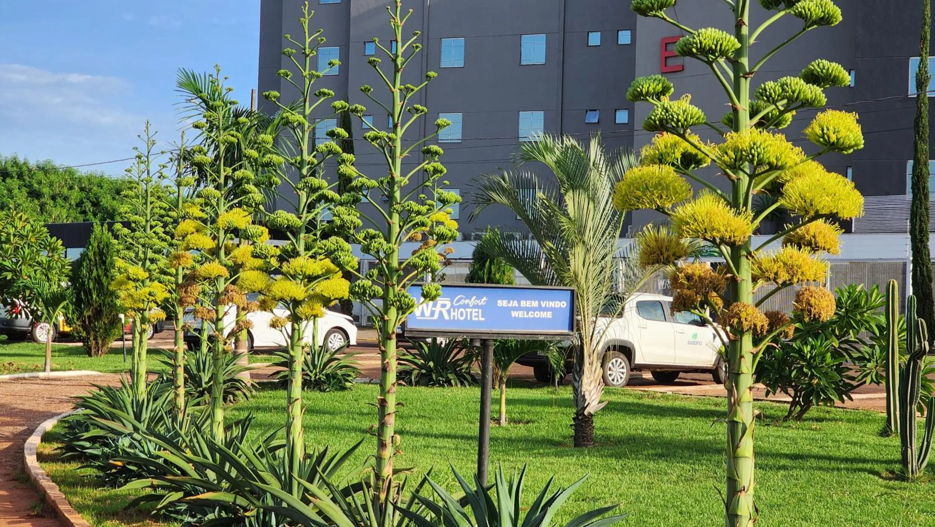 Facade/entrance in WR Confort Hotel Campo Grande