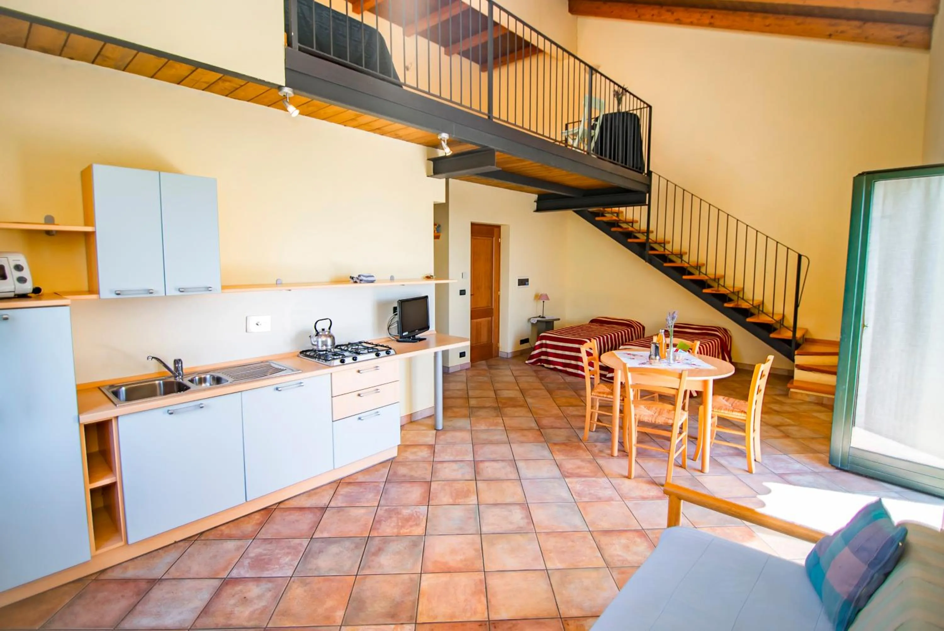 Kitchen or kitchenette in Agriturismo Turina