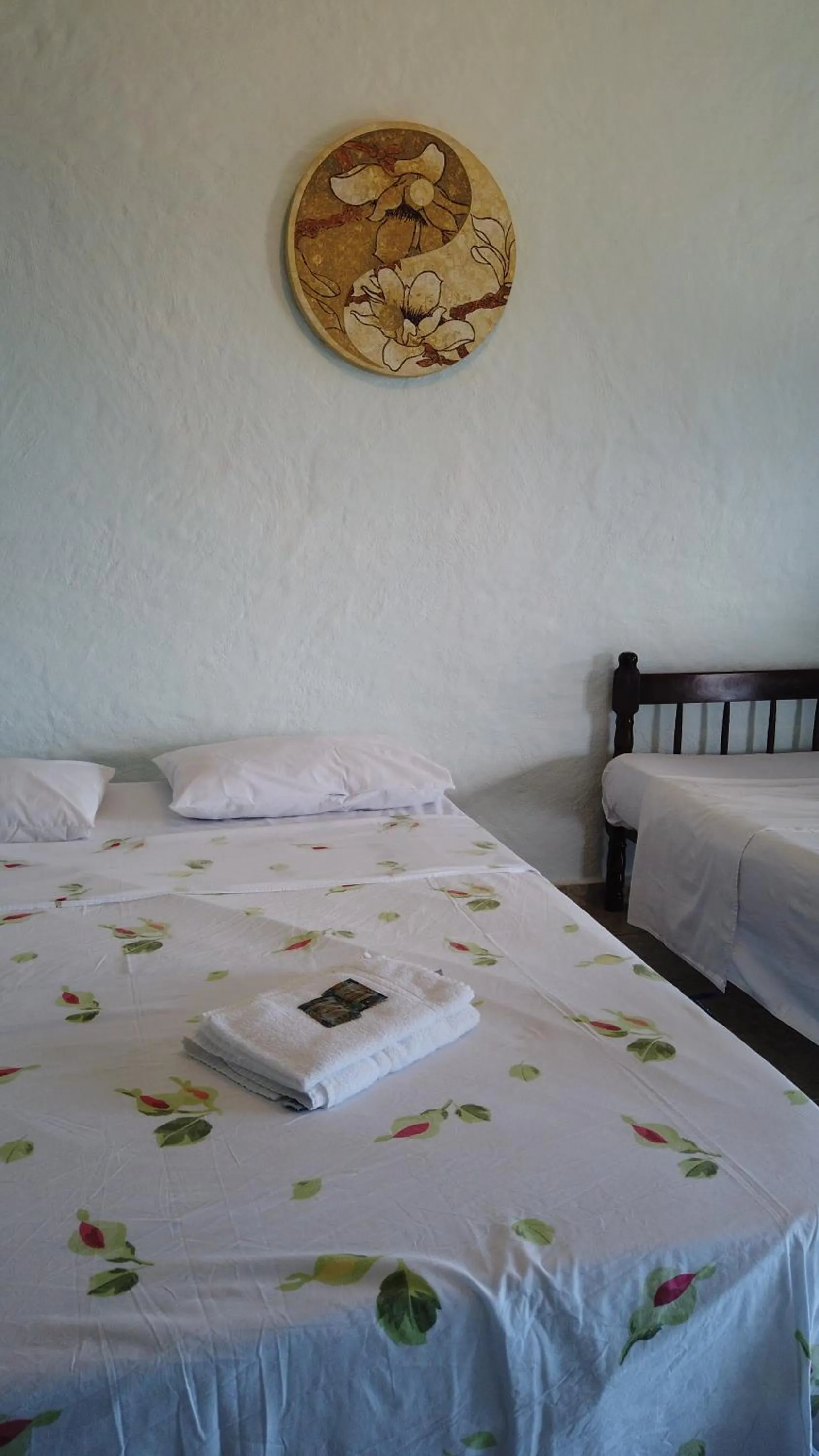 View (from property/room), Bed in Pousada Spa Saúde Melhor