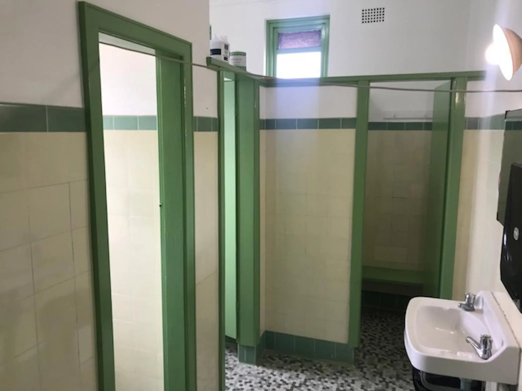 Bathroom in Lakes and Ocean Hotel Forster