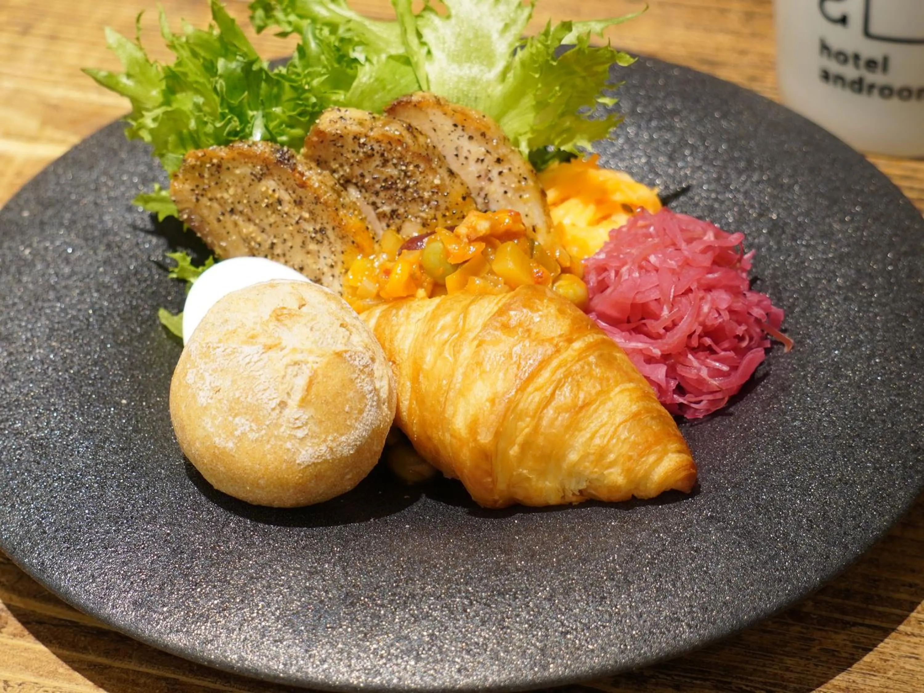 Breakfast in hotel androoms Osaka Hommachi