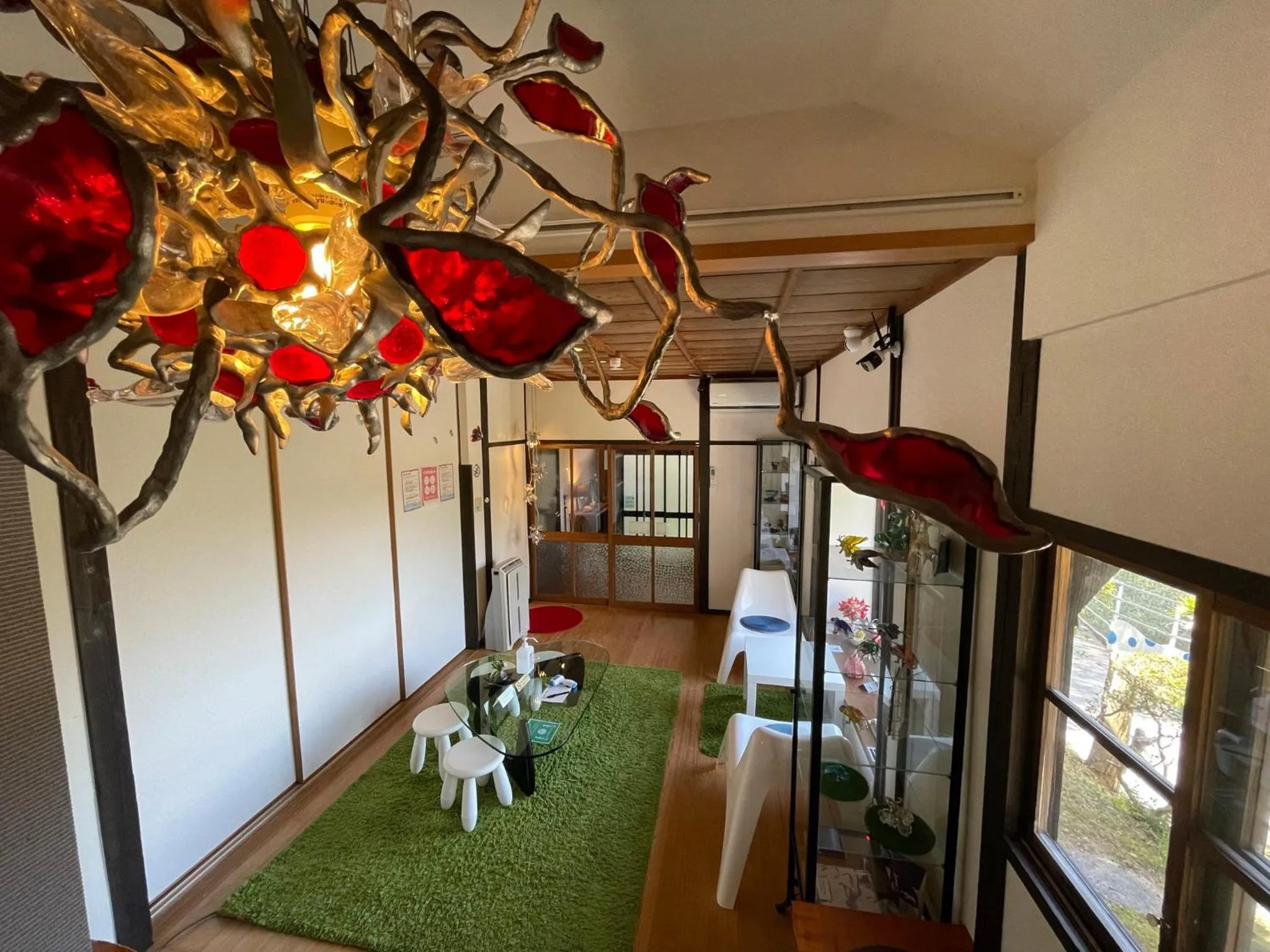 Decorative detail in Bamboo Village Guest House