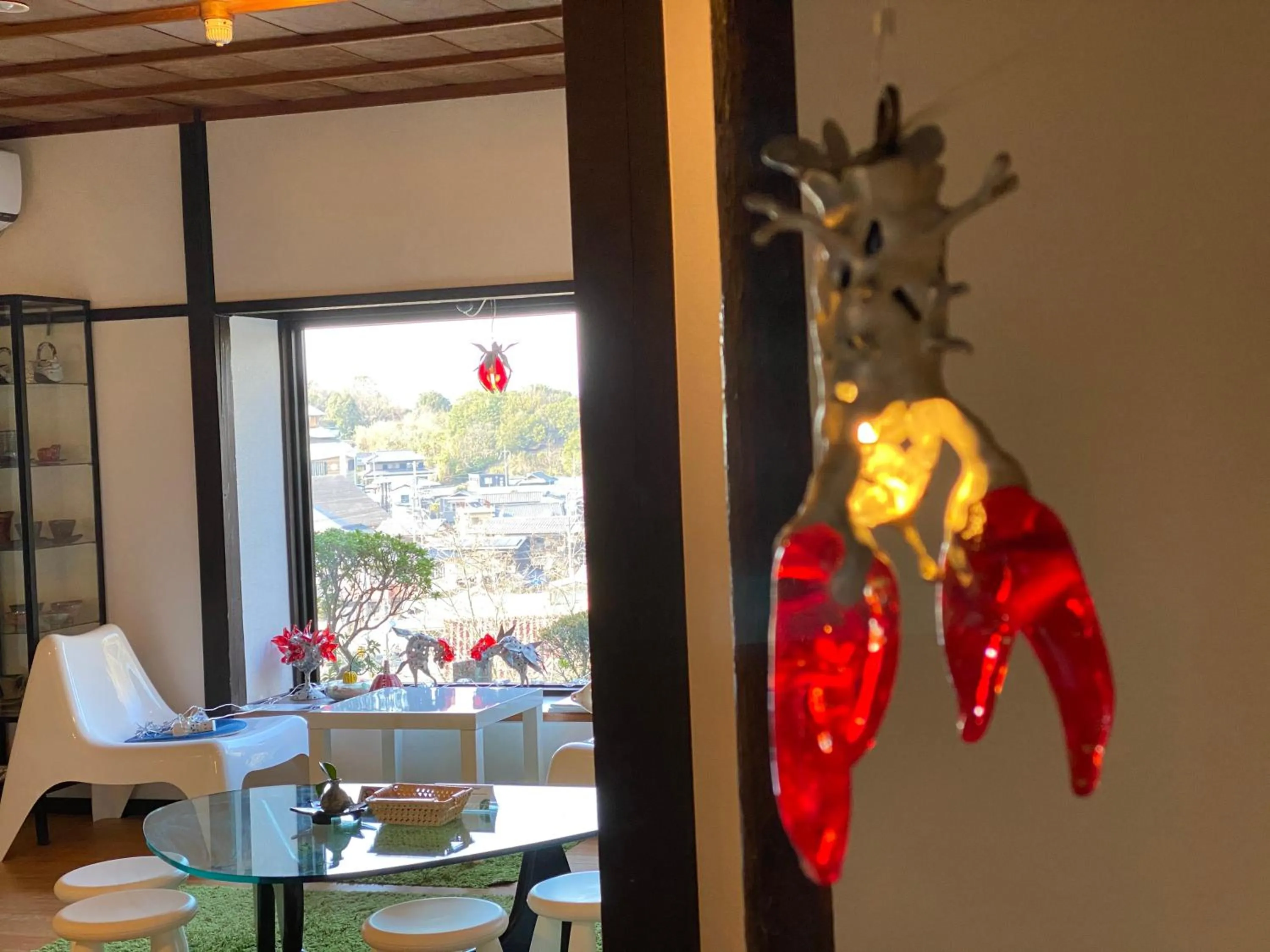 Decorative detail in Bamboo Village Guest House