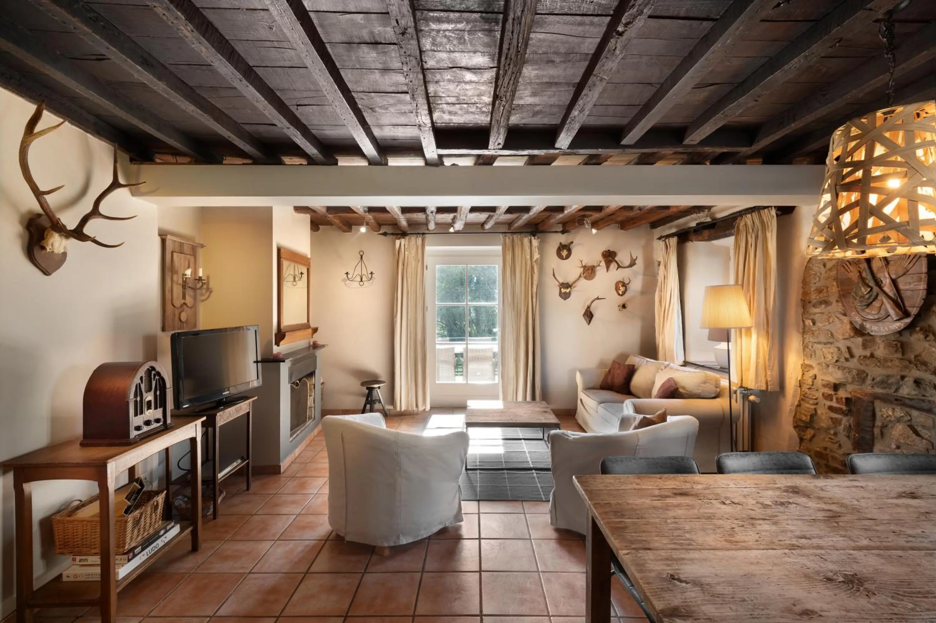 Living room in Hotel Aux Ecuries De La Reine