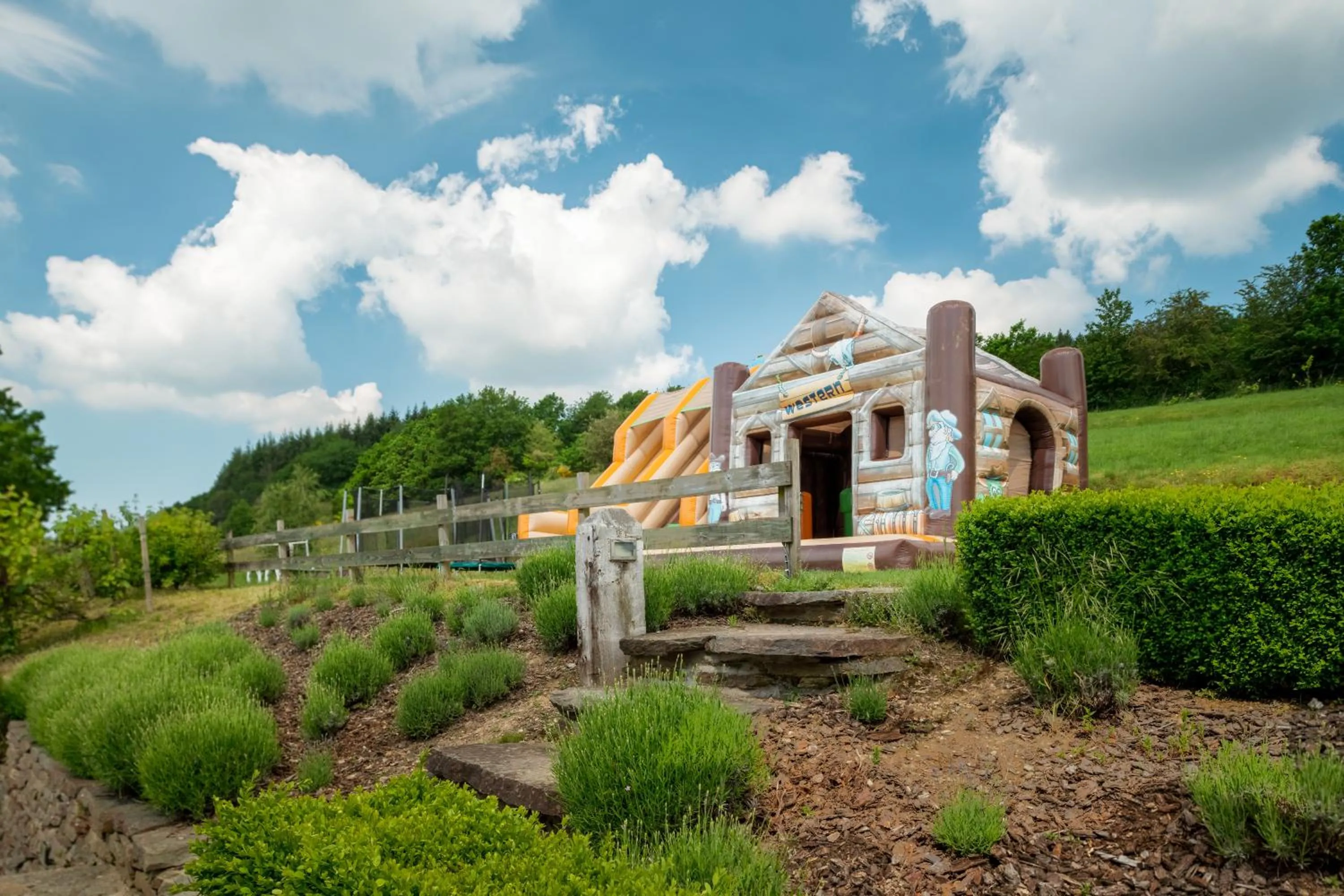 Children play ground in Hotel Aux Ecuries De La Reine