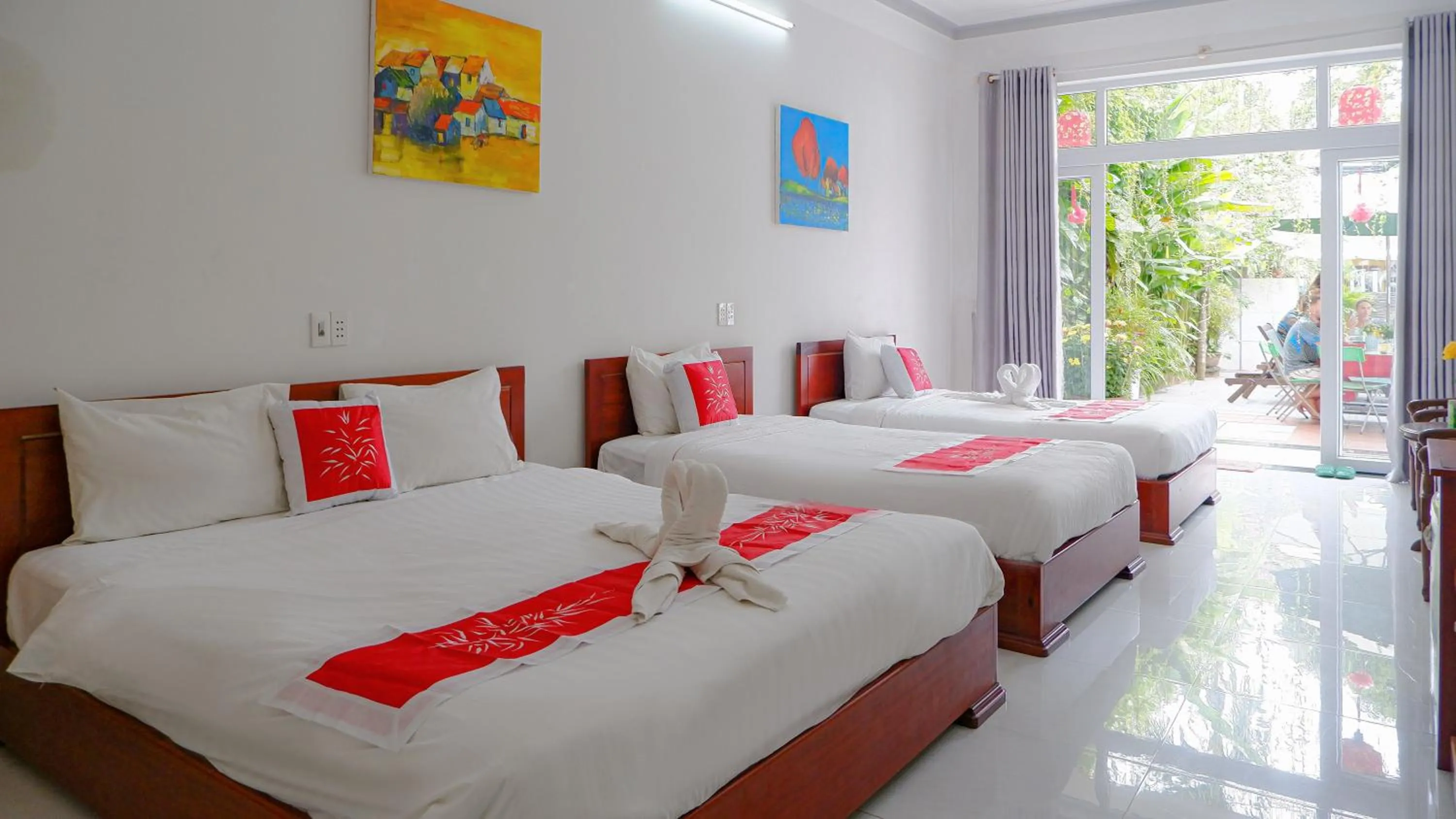 Bed in Oleander Garden Homestay