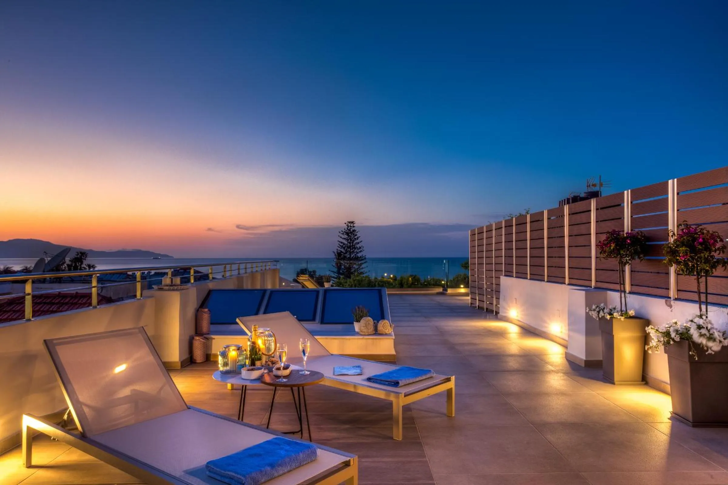 Patio in Angels Suites