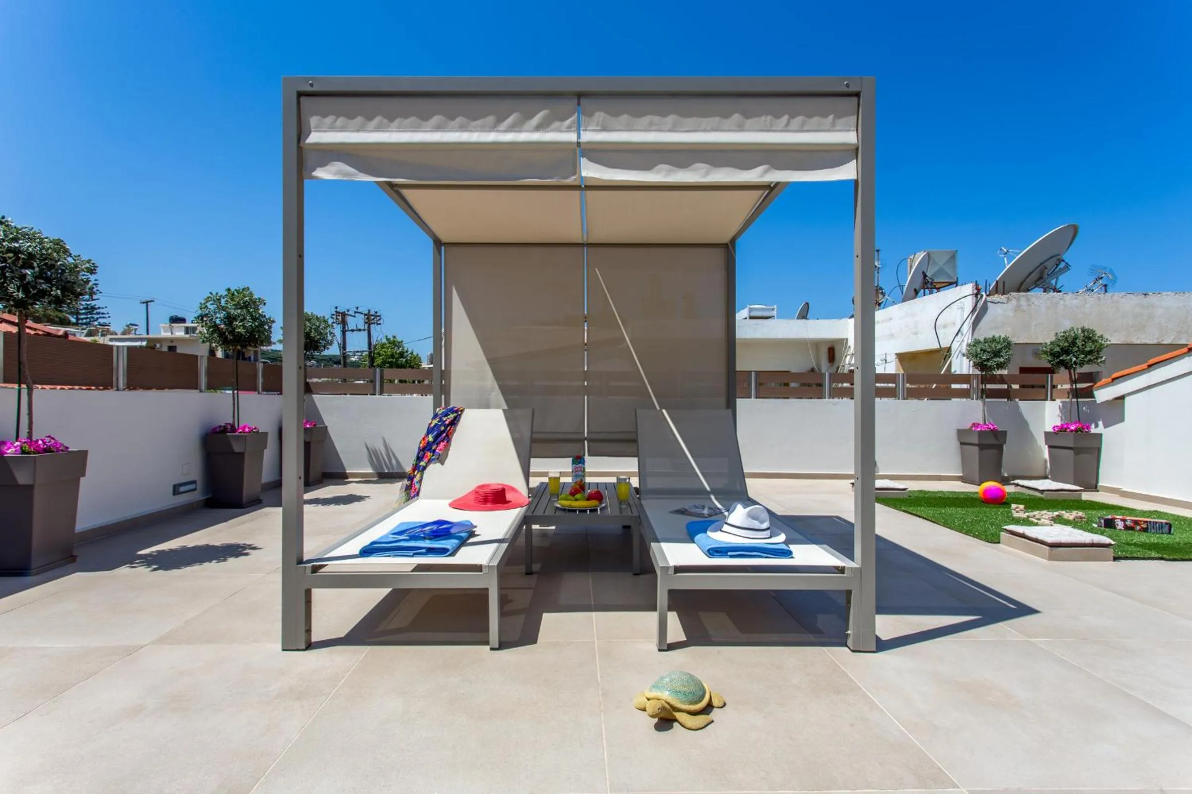 Patio in Angels Suites