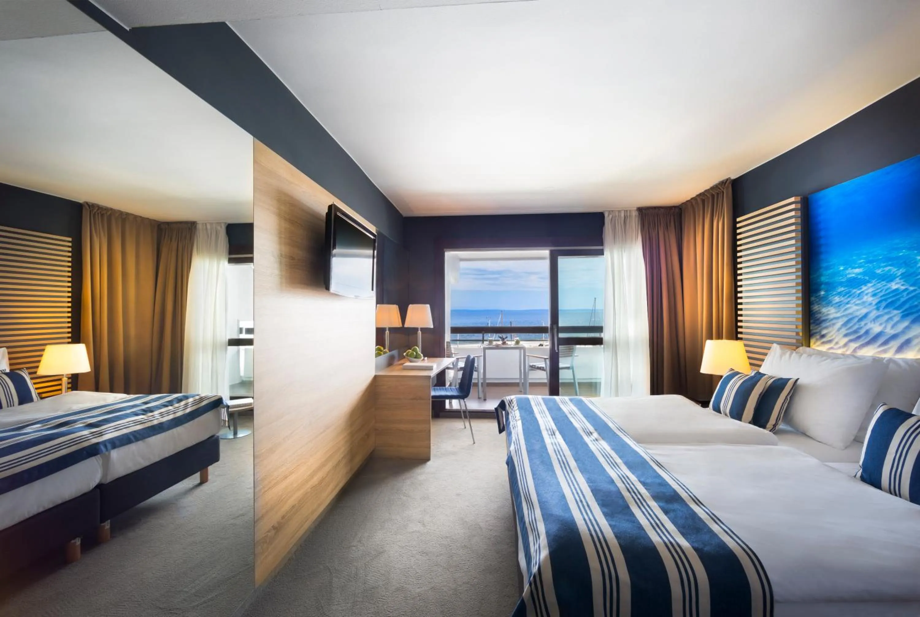 Bedroom, Bed in Hotel Admiral - by Liburnia Hotels & Villas