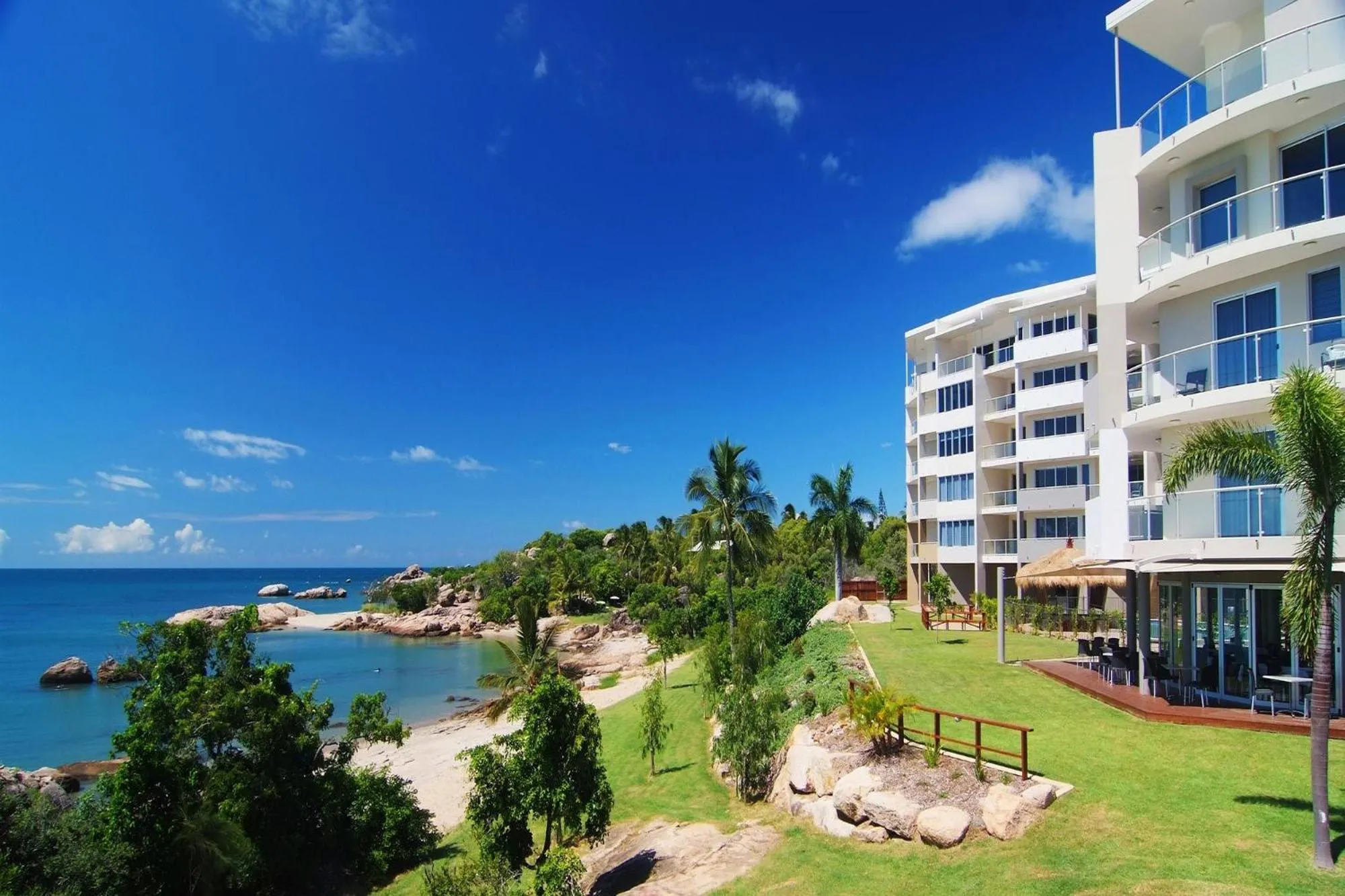 Property building in Coral Cove Apartments - Absolute Beachfront Resort Bowen