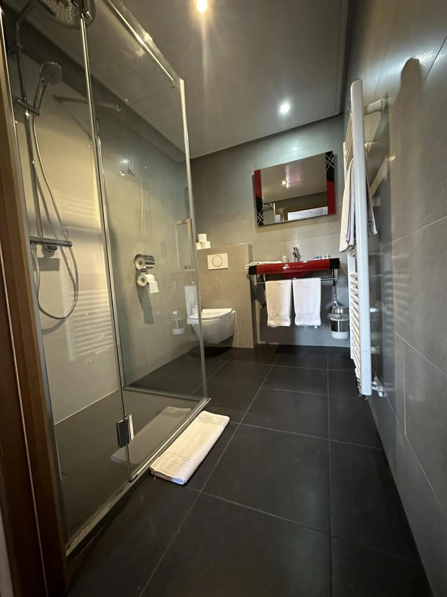 Shower in Hotel Eikenhof