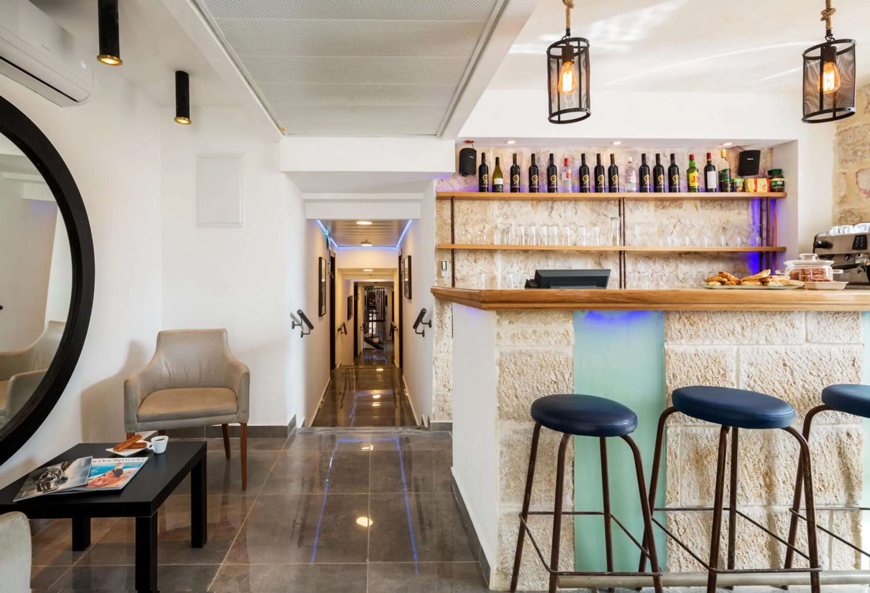 Lounge or bar in Heleni Hotel