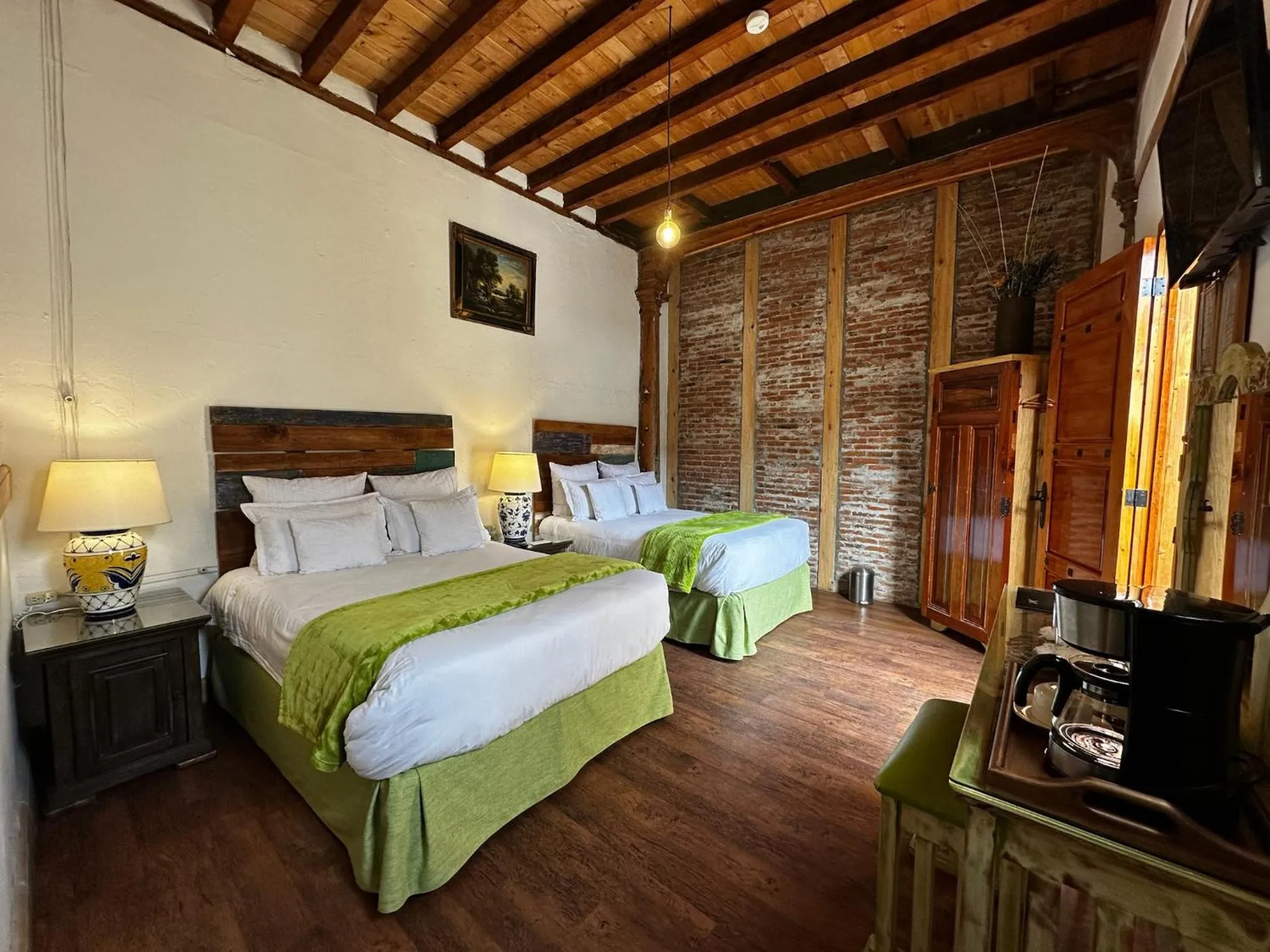 Decorative detail, Bed in Casa Morasan Hotel-Boutique