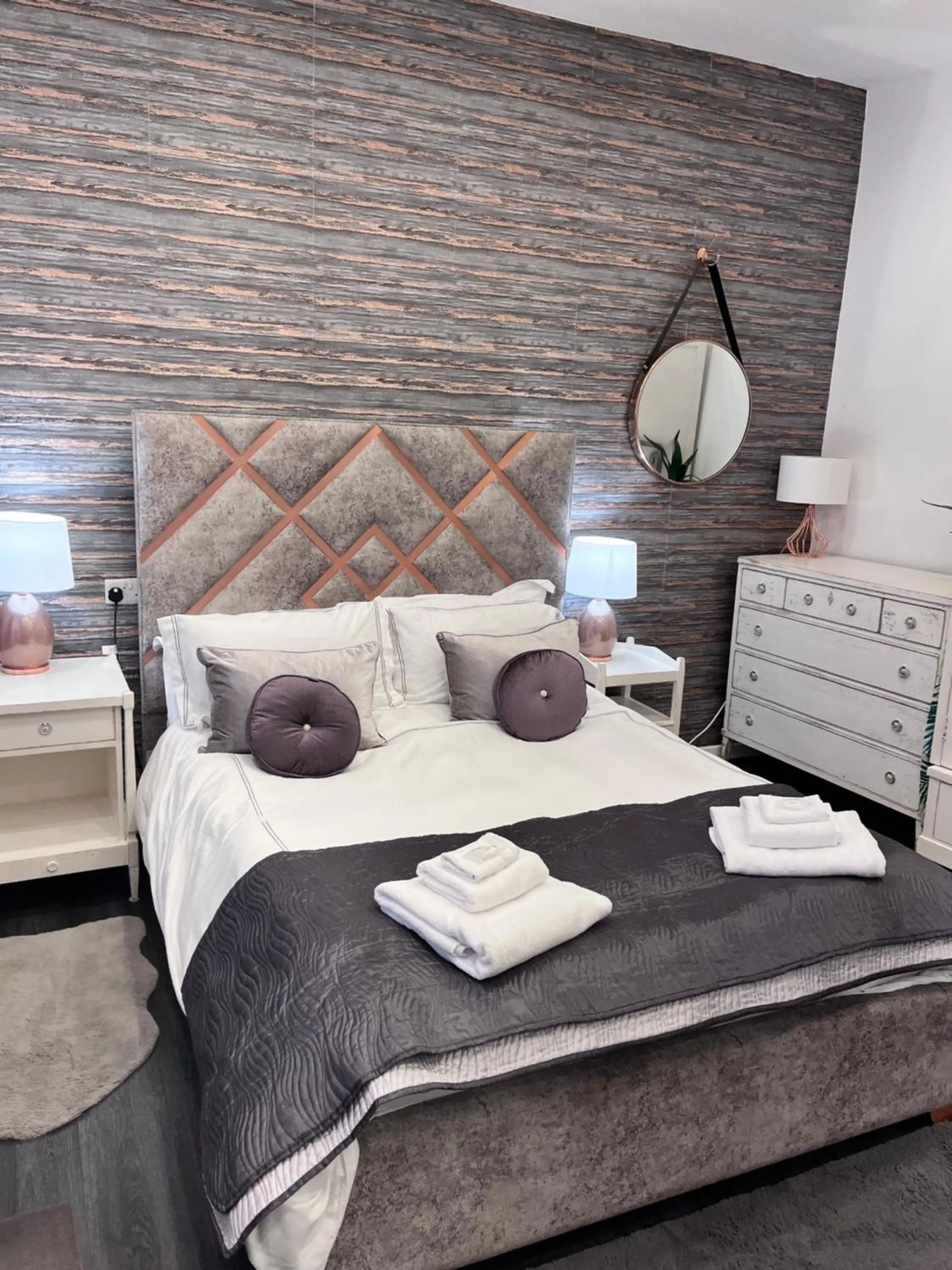 Bed in The Railway Apartments