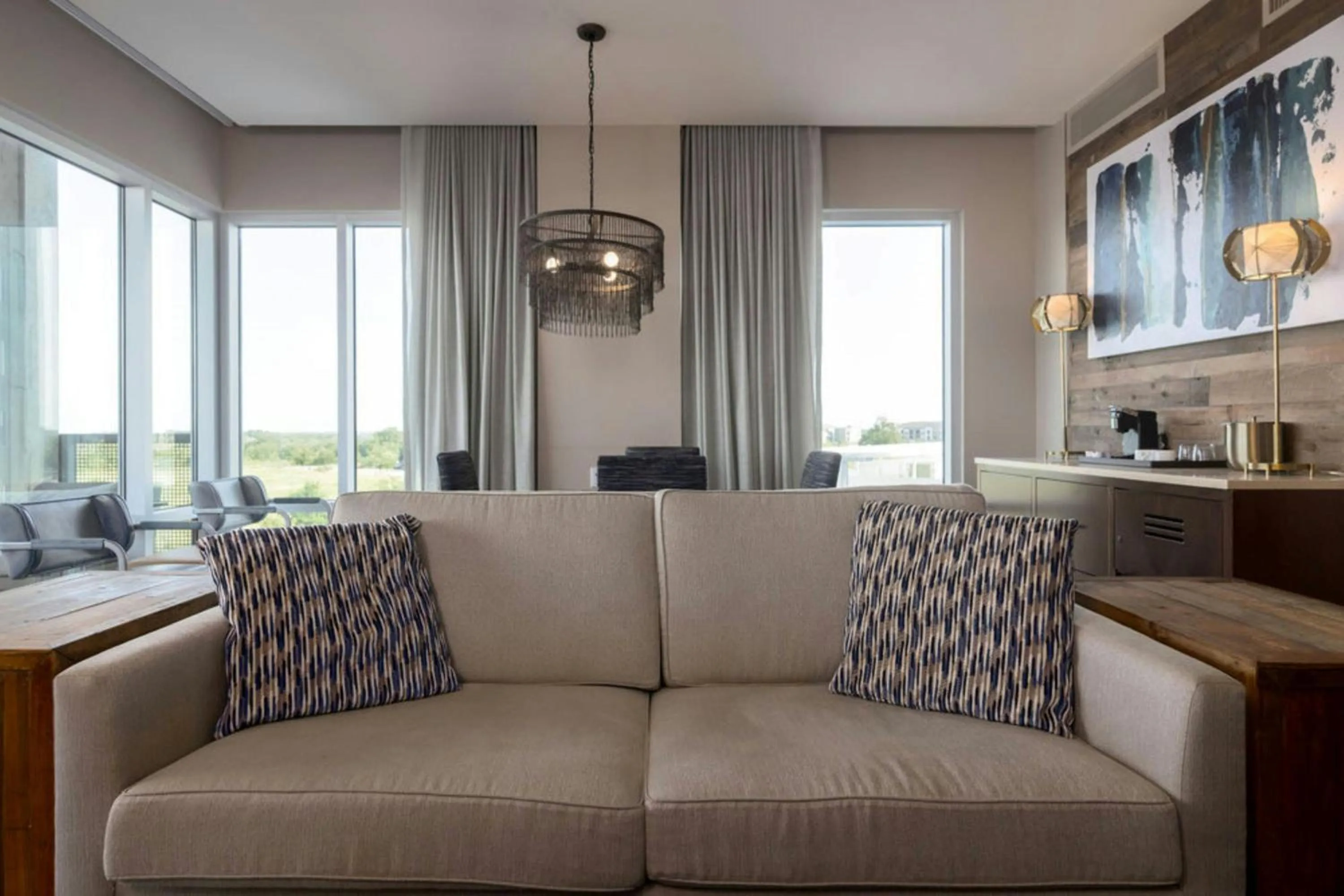 Living room in The Stella Hotel, Autograph Collection