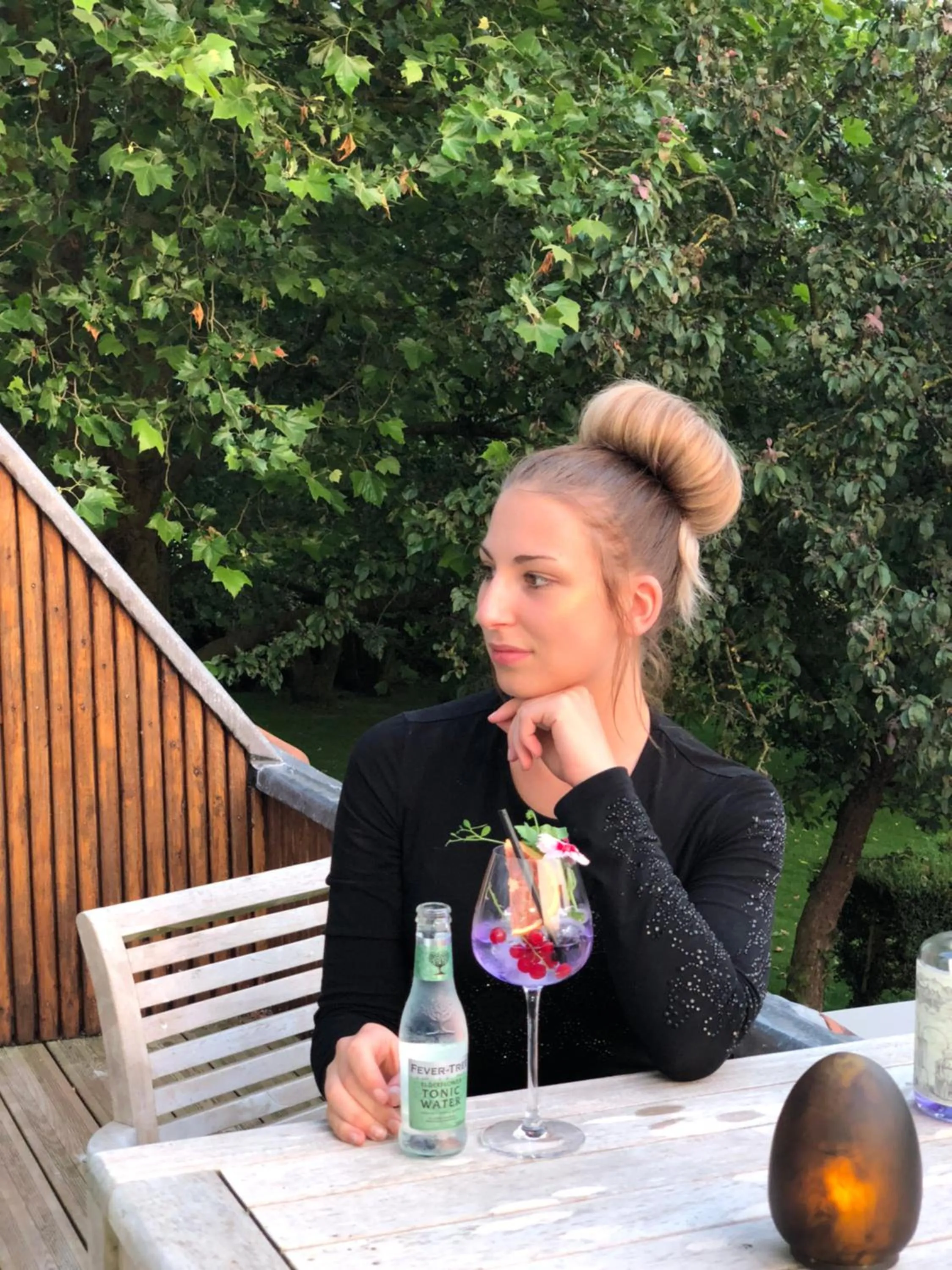 Garden view in De Gouden Klokke