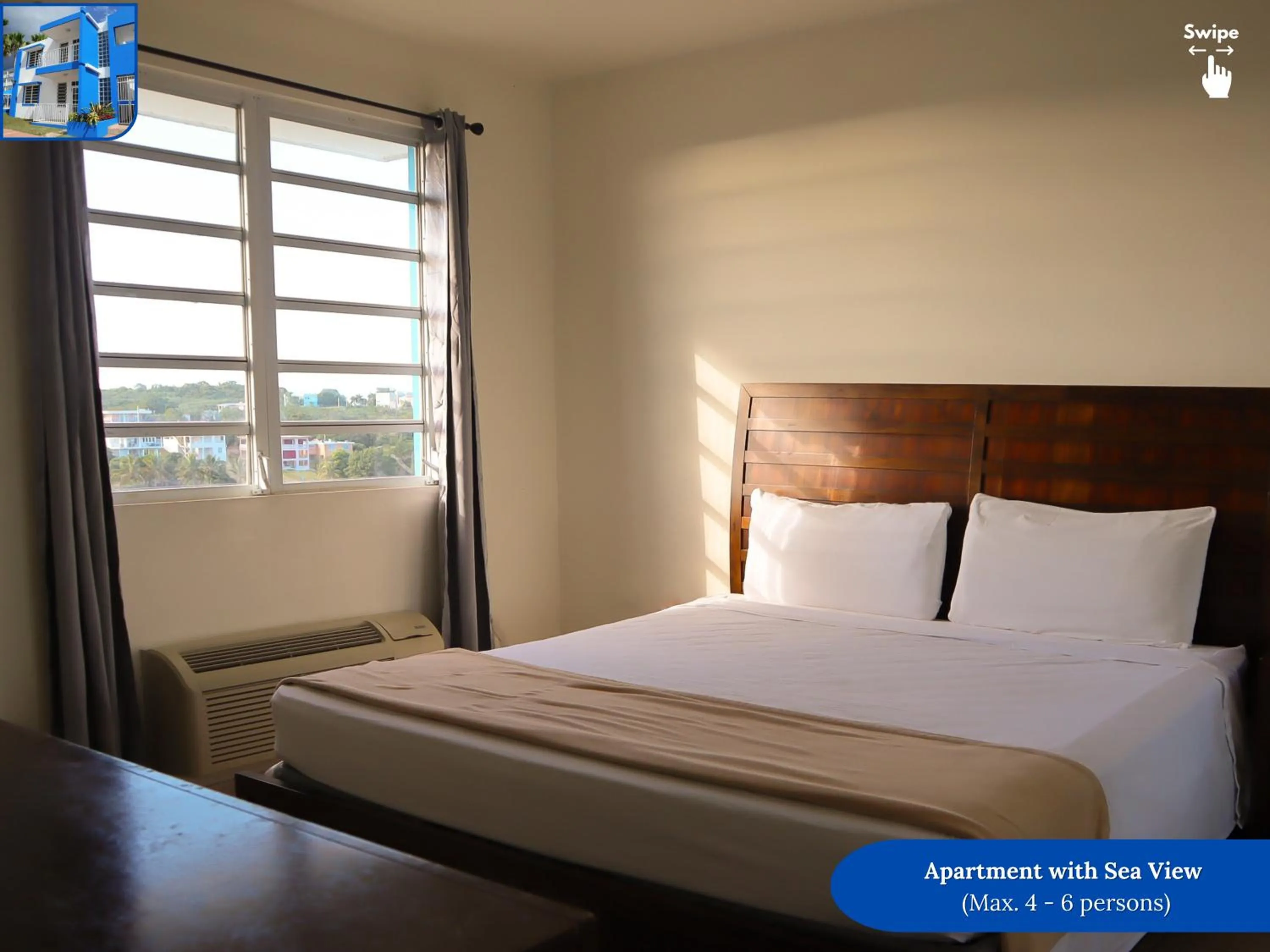 Bedroom in West Coast Inn's