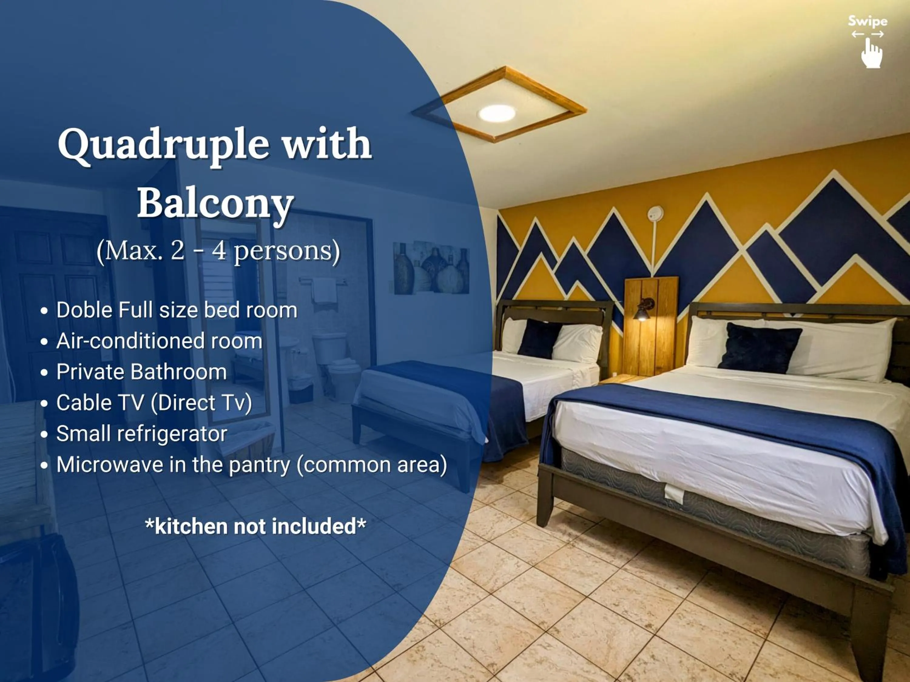 Bedroom in West Coast Inn's