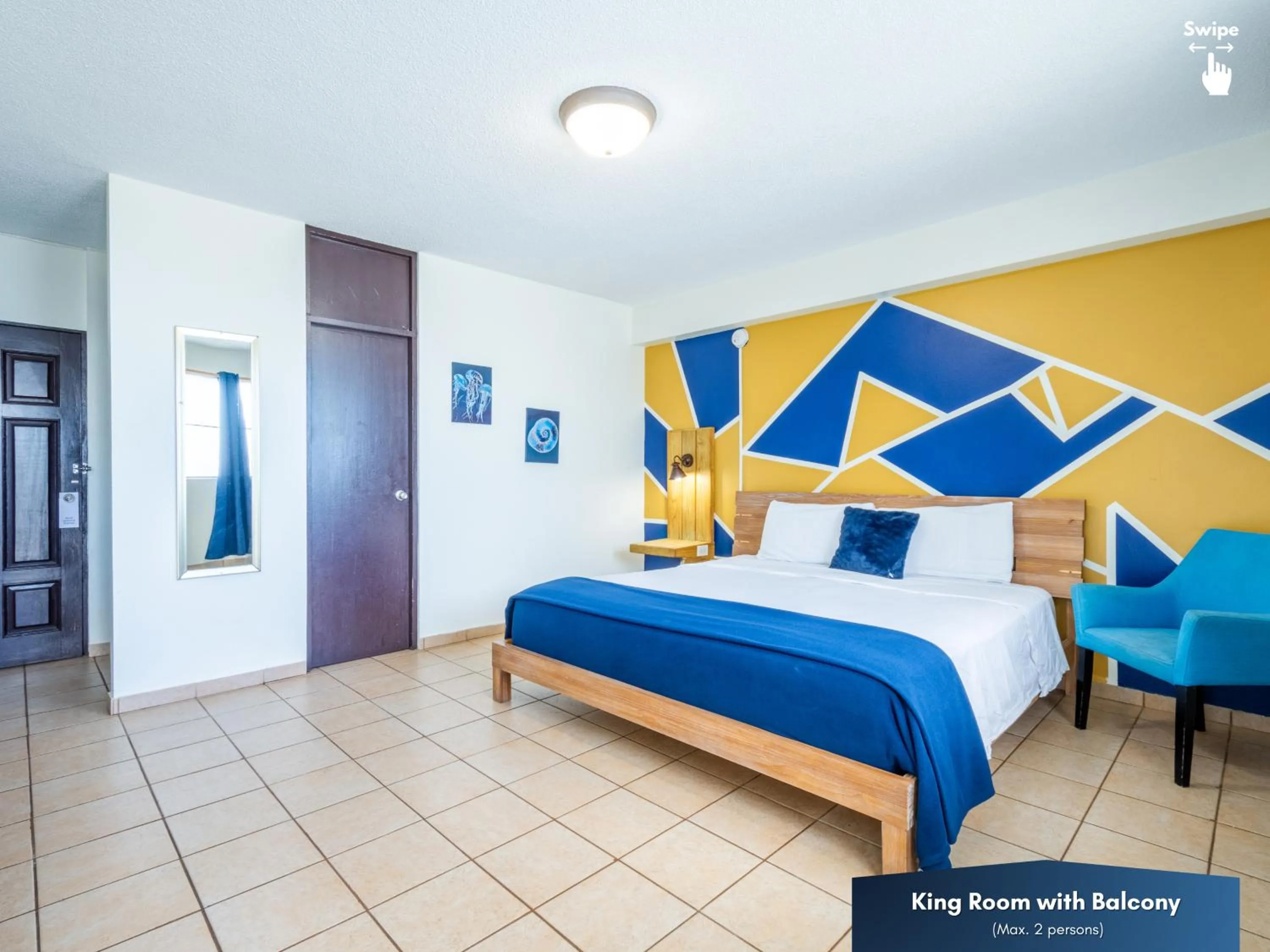 Bedroom in West Coast Inn's