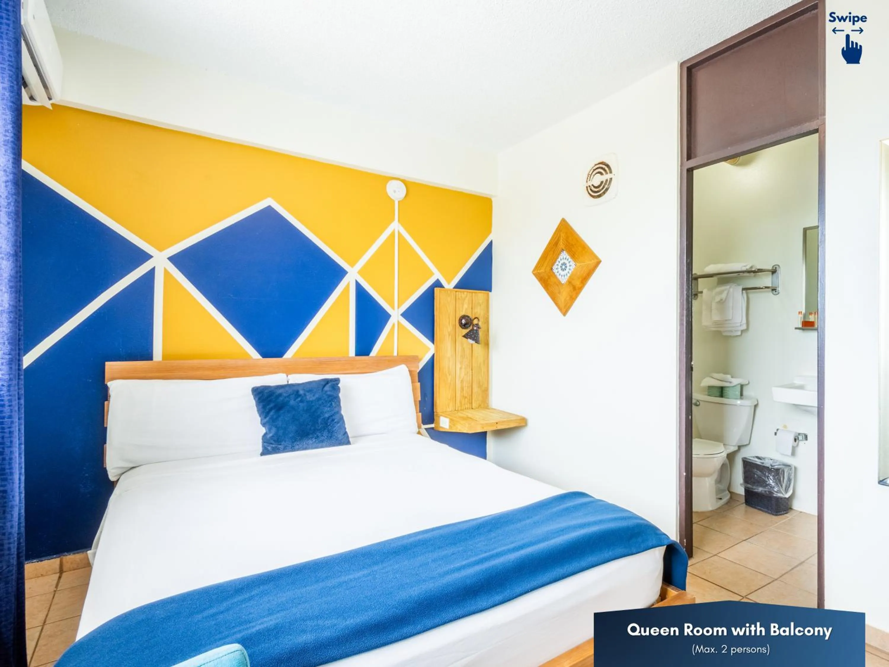 Bedroom in West Coast Inn's