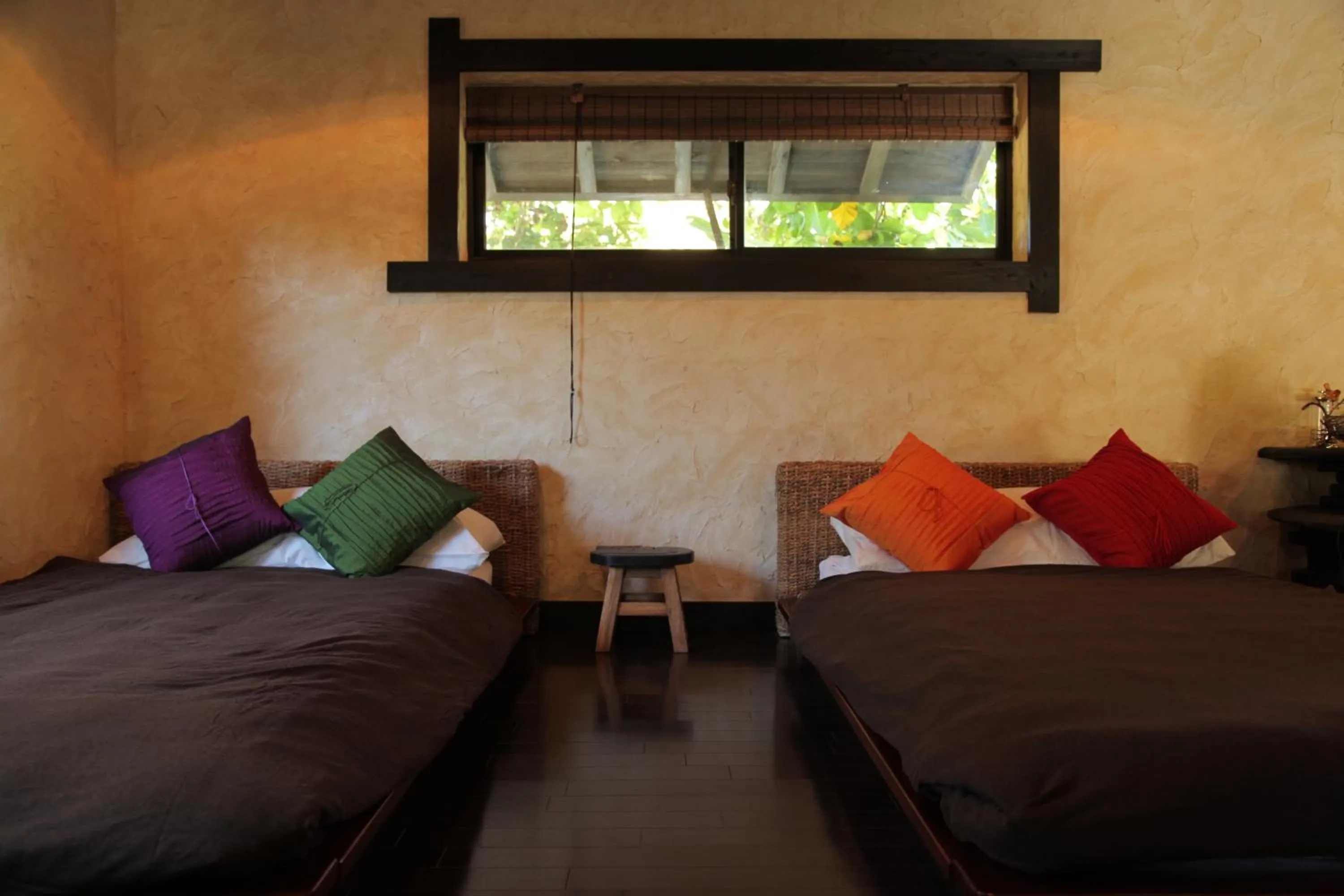 Bed in Taketomijima Akaneya