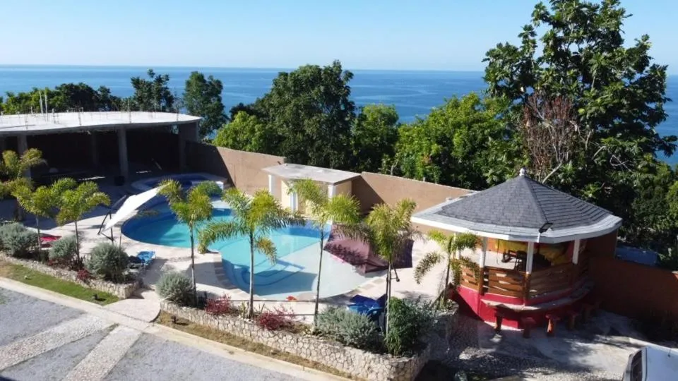 Pool view in Boutique B&B at Stone Village