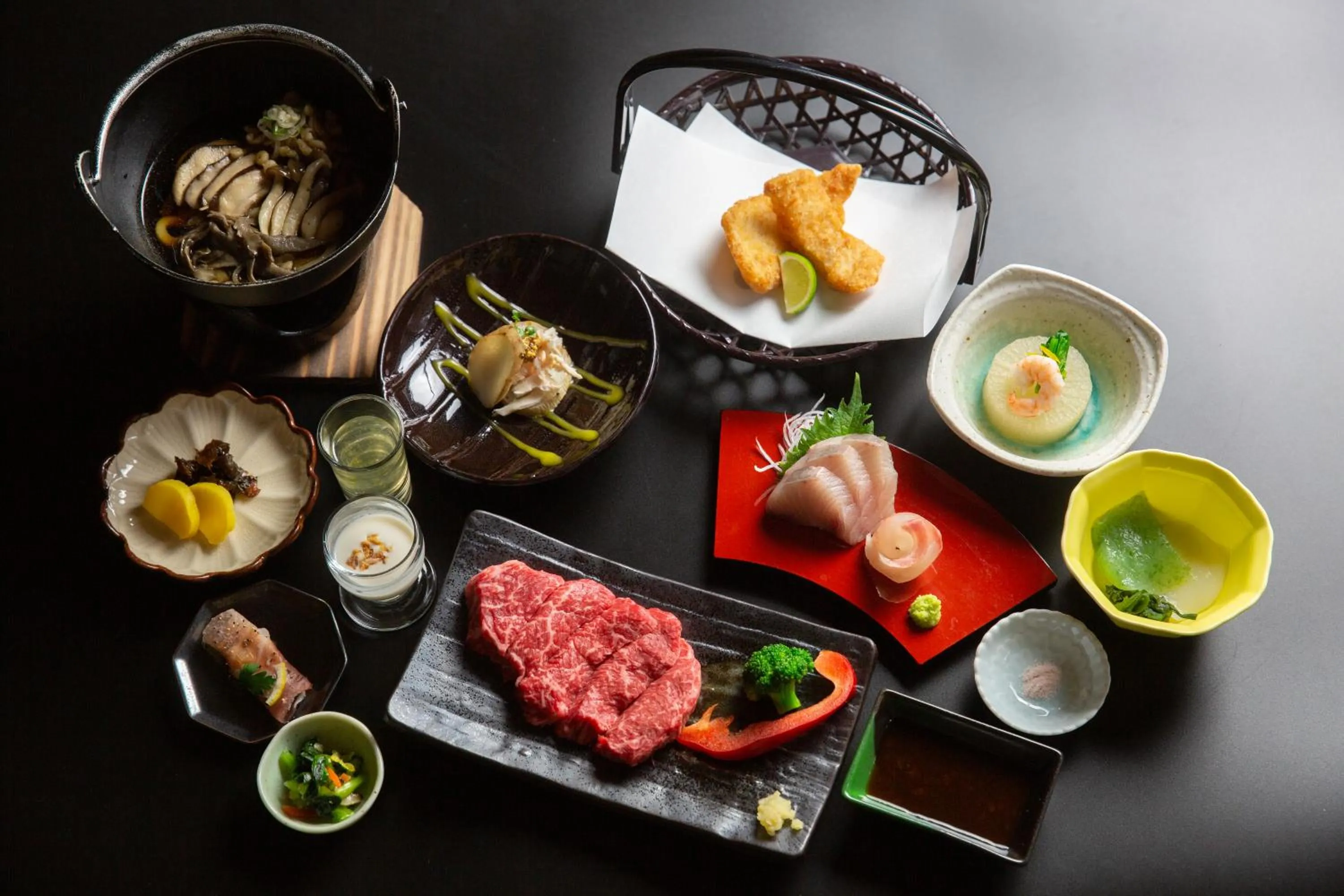 Dinner in Hisaeya Ryokan