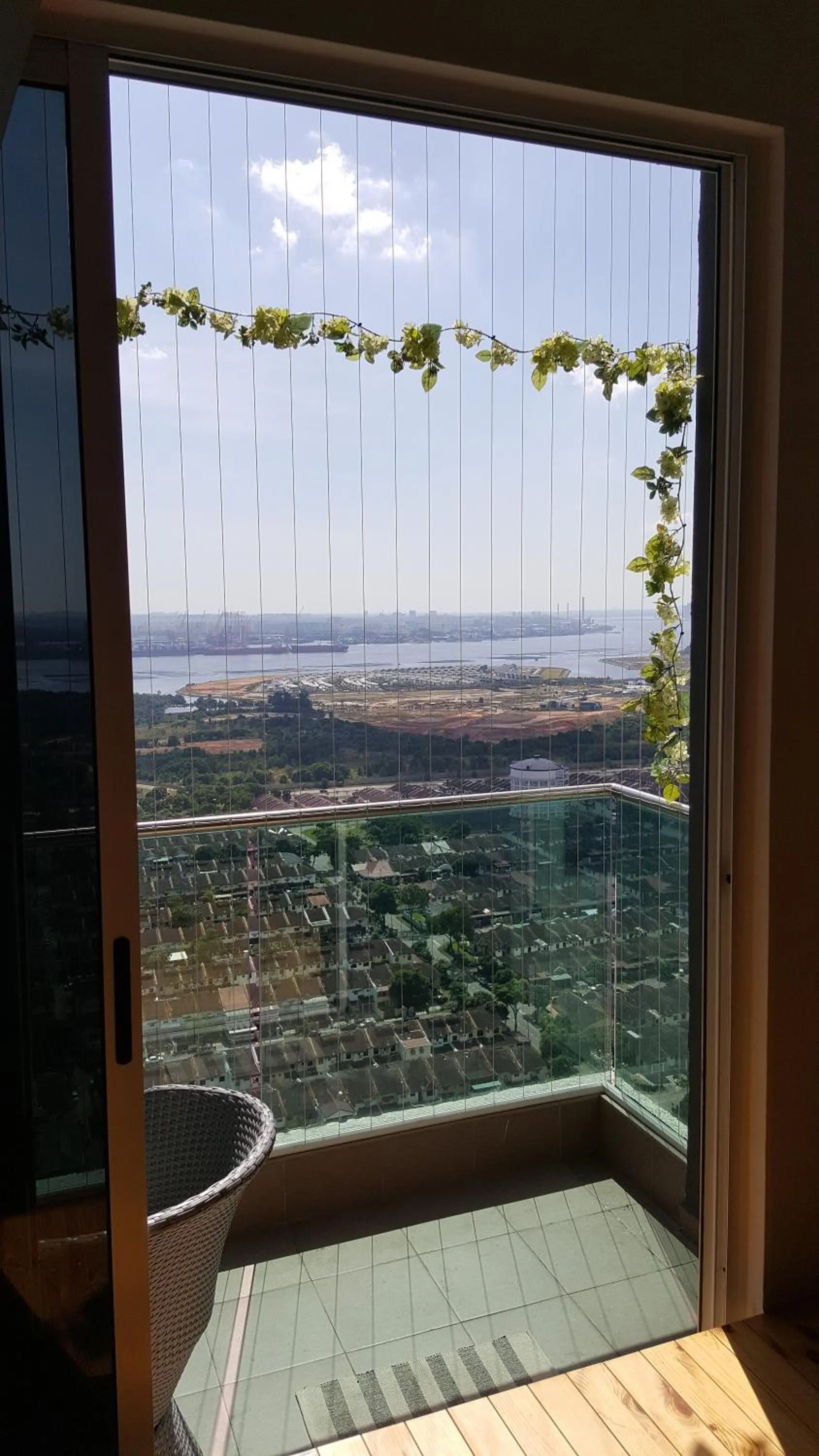 Balcony/Terrace in D'calton seaview apartment