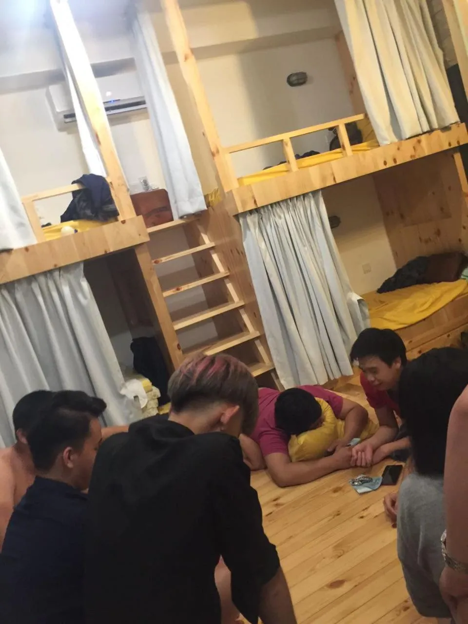 group of guests in D'calton seaview apartment