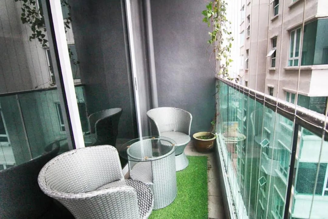 Balcony/Terrace in D'calton seaview apartment