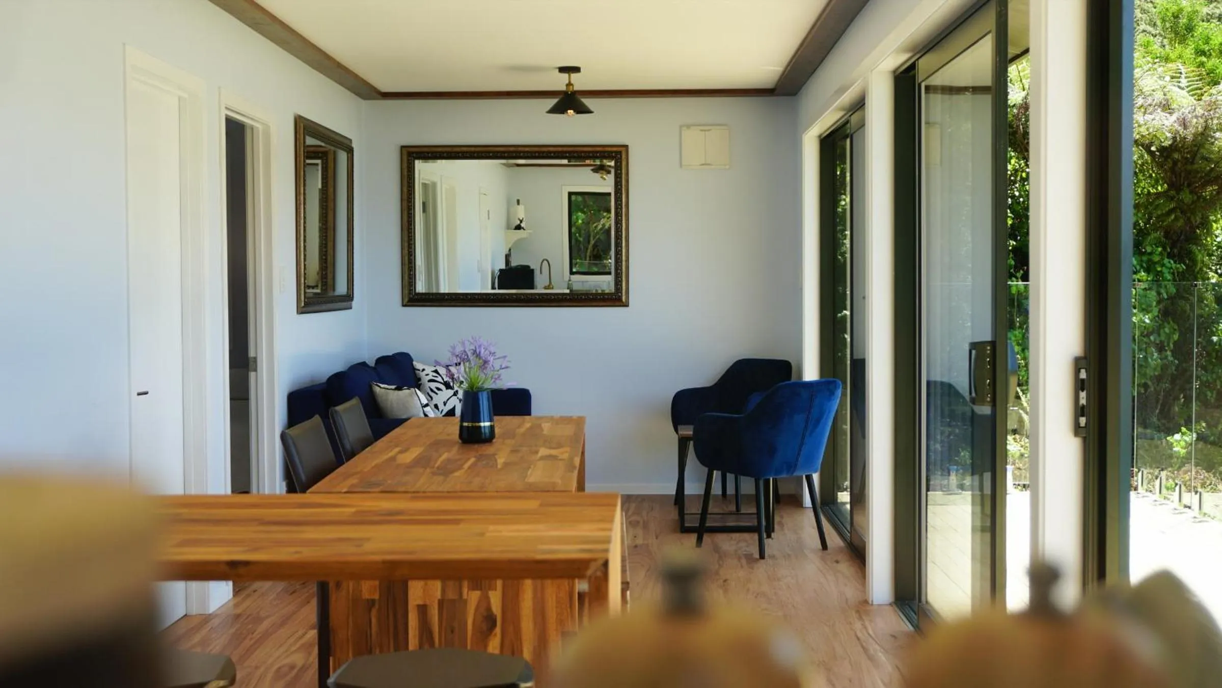 Living room in The Lodge At Te Rawa